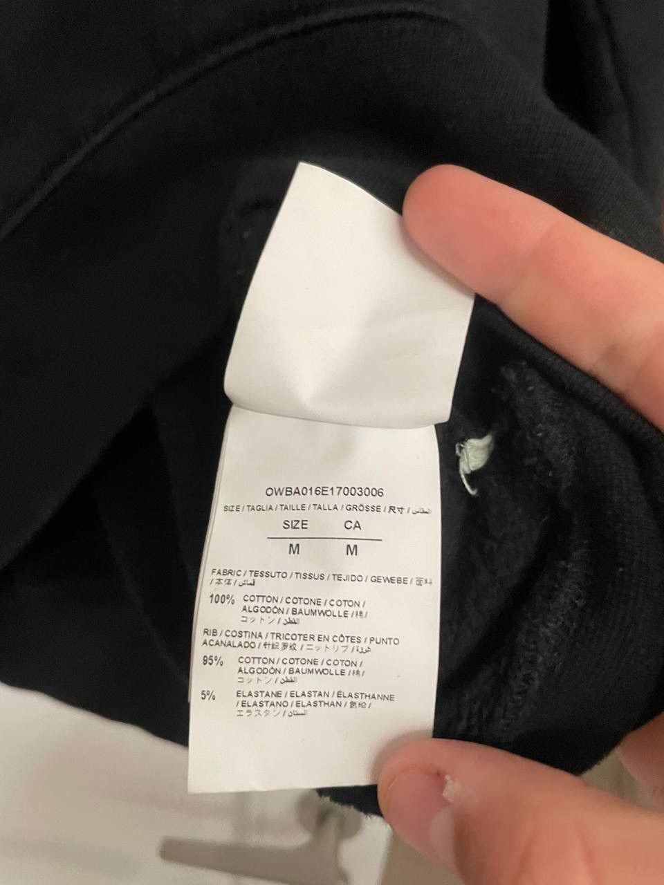 Off-White Off-white black big logo sweater shirt Size US M / EU 48-50 / 2 - 4 Thumbnail