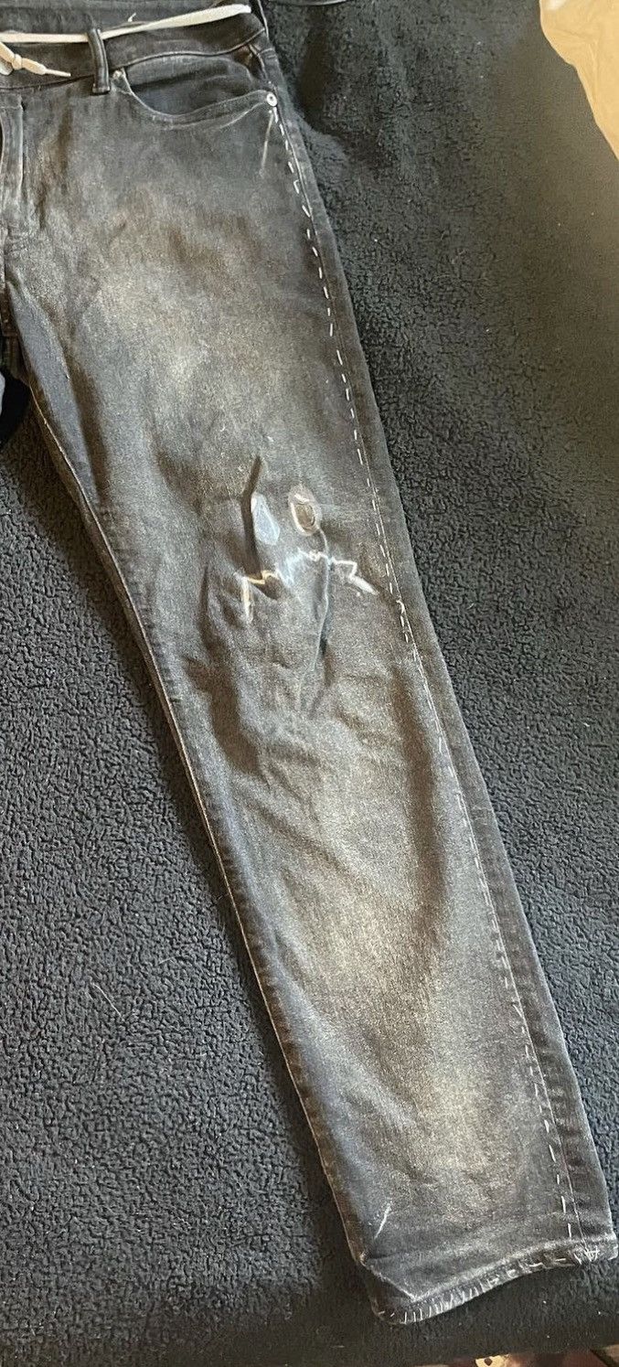 Other Custom handmade painted punk streetwear jeans 1of1 Size US 33 - 8 Thumbnail