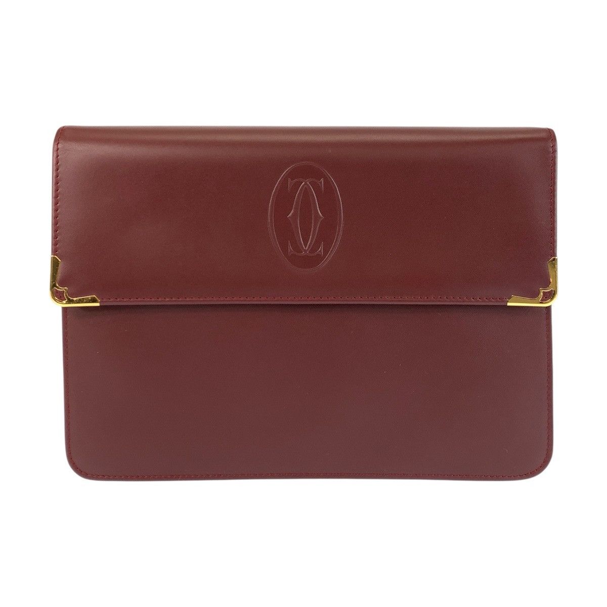 Cartier Cartier Cartier Must Line Leather Clutch Bag Leather Clutch Bag DUTY FREE for USA Size ONE SIZE - 1 Thumbnail