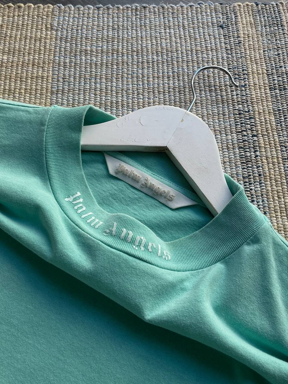Palm Angels Palm Angels Turquoise Classic Back Logo Oversize Blue Tee Size US M / EU 48-50 / 2 - 6 Thumbnail