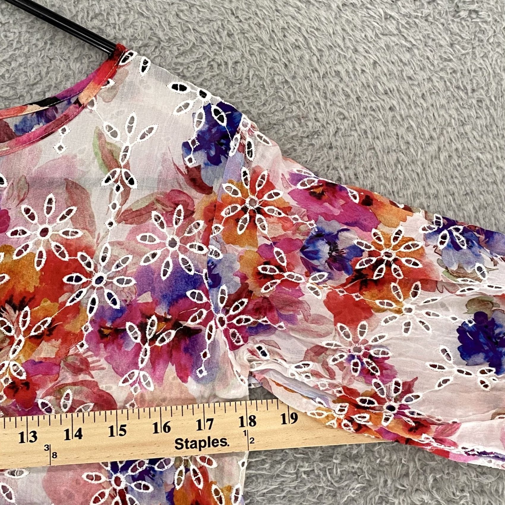Johnny Was Johnny Was Midi Dress Womens XS Embroidered Floral Boho Cotton Silk Empire Dress Size XS / US 0-2 / IT 36-38 - 5 Thumbnail