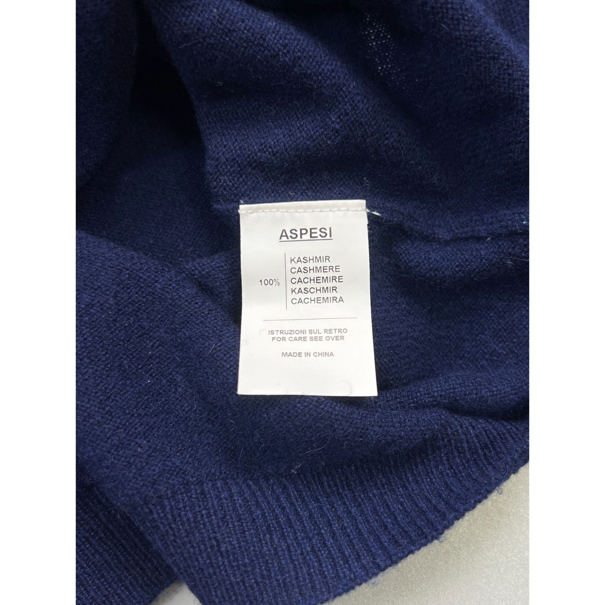 Aspesi Aspesi Cashmere Crew Neck Sweater (Y0807) Size XS / US 0-2 / IT 36-38 - 6 Thumbnail