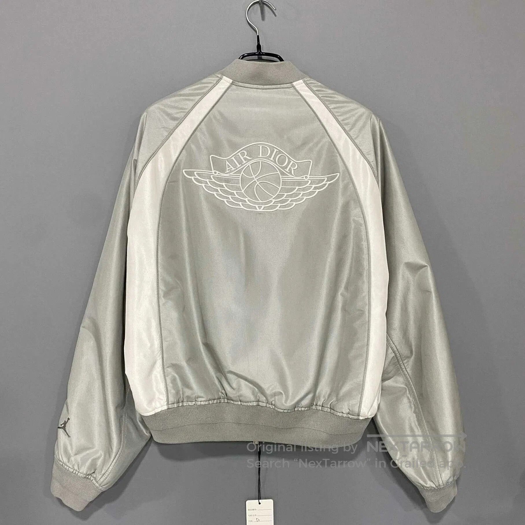 Dior AJ x Dior Embroidered Logo Flight Jacket. Size US M / EU 48-50 / 2 - 3 Thumbnail