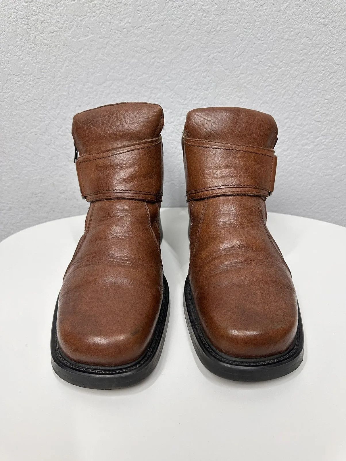 Other Vintage Leather Brown Boots Guidi AS 98 Style Y2K Size US 12 / EU 45 - 8 Thumbnail