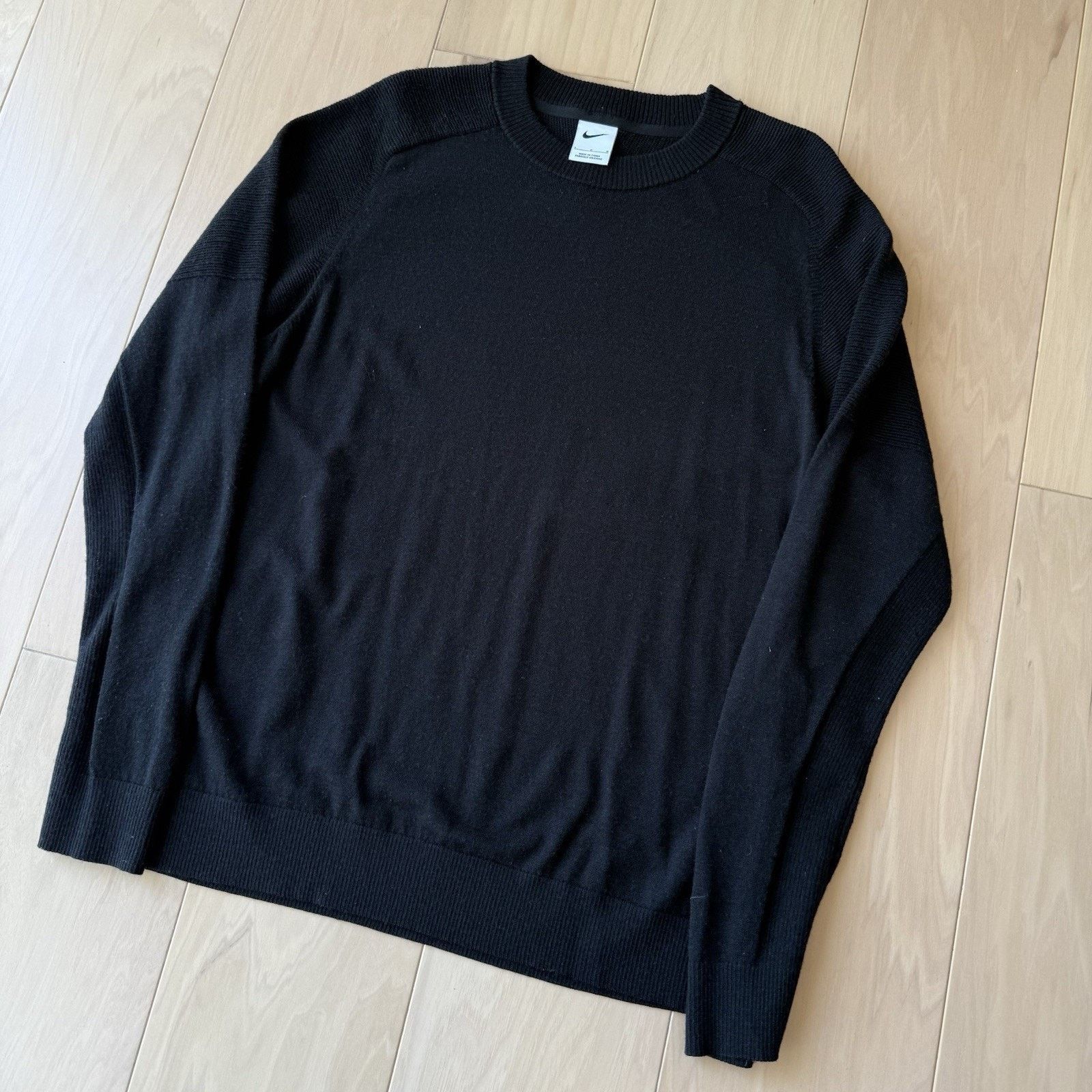 Nike Nike Tiger Woods Sweater Large Black Polyester Wool Pullover Size US L / EU 52-54 / 3 - 9 Thumbnail
