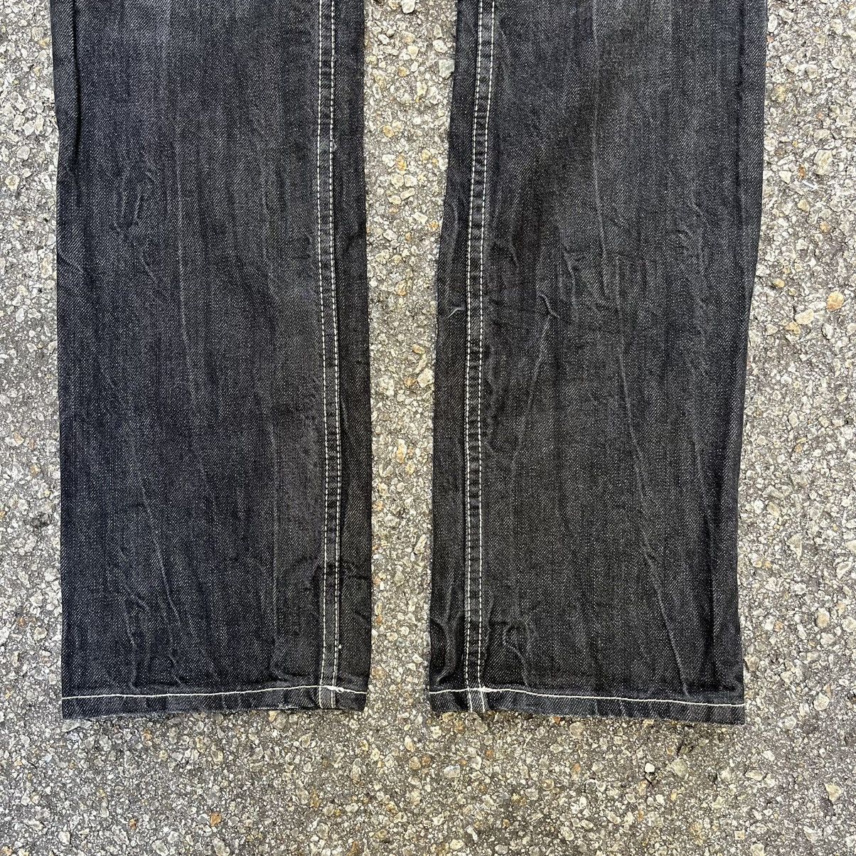 Tornado Mart Semantic Design Japanese Slim Jeans Crazy Punk Style Denim Size US 30 / EU 46 - 2 Thumbnail