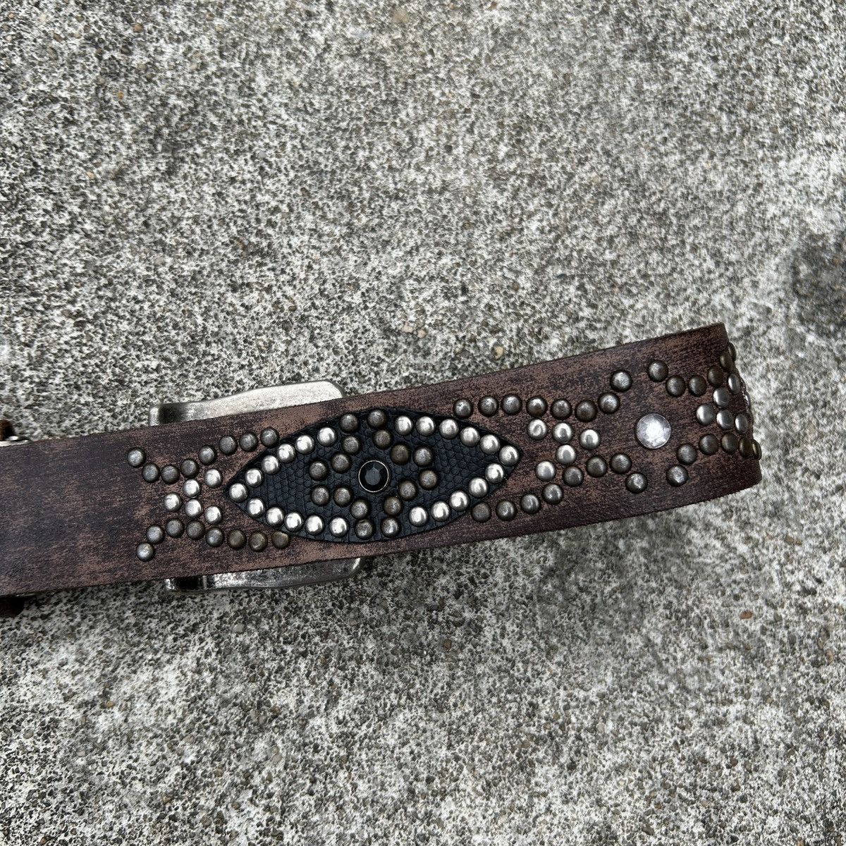 Vintage Vintage studded leather belt (Kapital Style) Size ONE SIZE - 8 Thumbnail