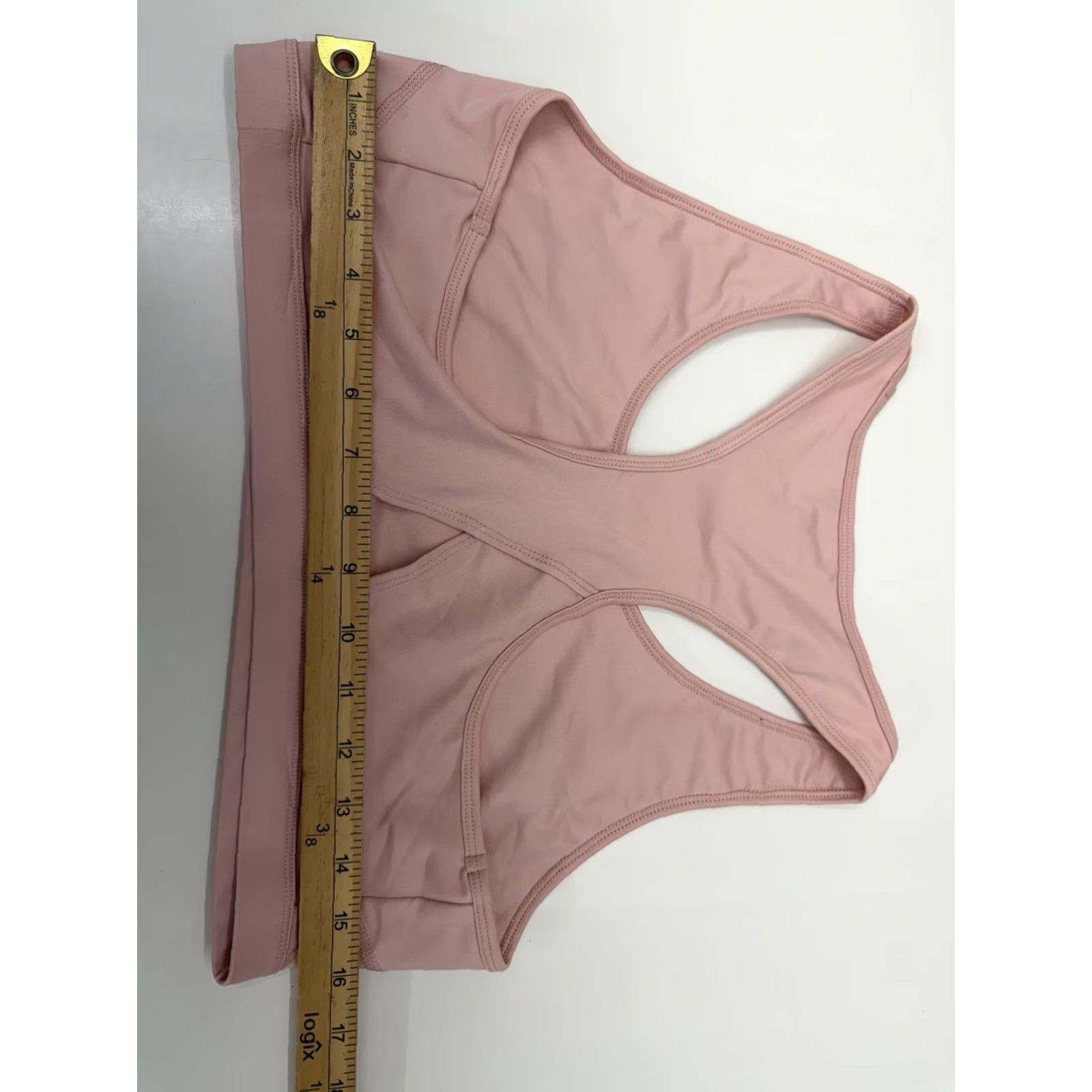 Vintage BCG Womens Sports Bra Size XL Low Support Pink Racerback Pullover Unpadded Size ONE SIZE - 5 Thumbnail