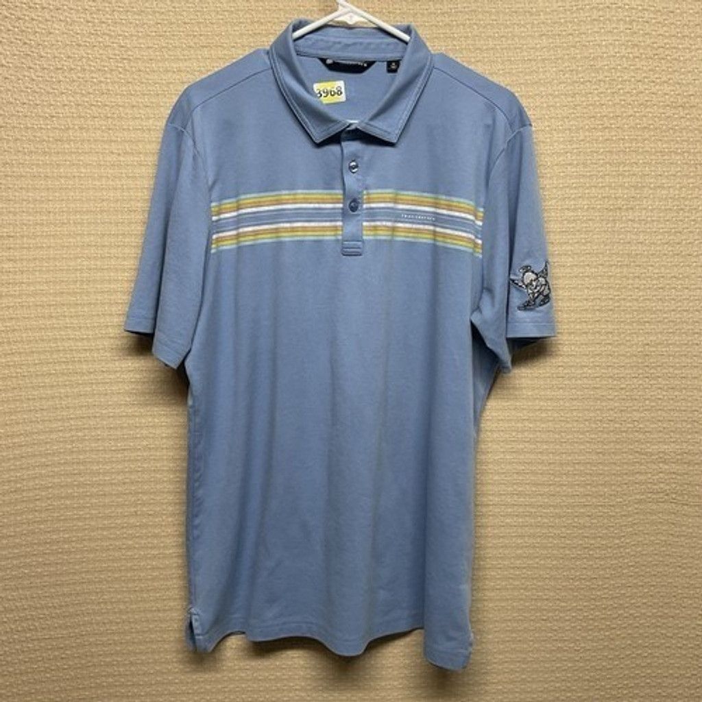 TravisMathew Travis Mathew CustomLogo Short Sleeve Golf Polo Shirt Men XL Size US XL / EU 56 / 4 - 9 Thumbnail