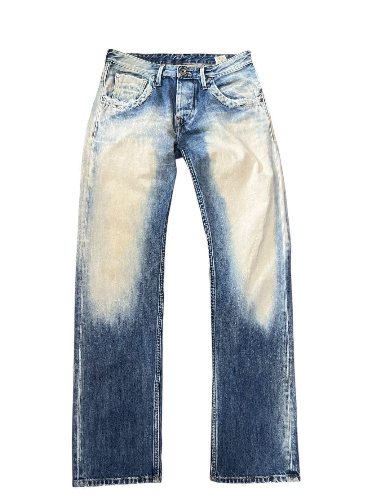 Pepe Jeans Crazy Rare Pepe jeans London ACID wash Denim pants Size US 30 / EU 46 - 1 Thumbnail
