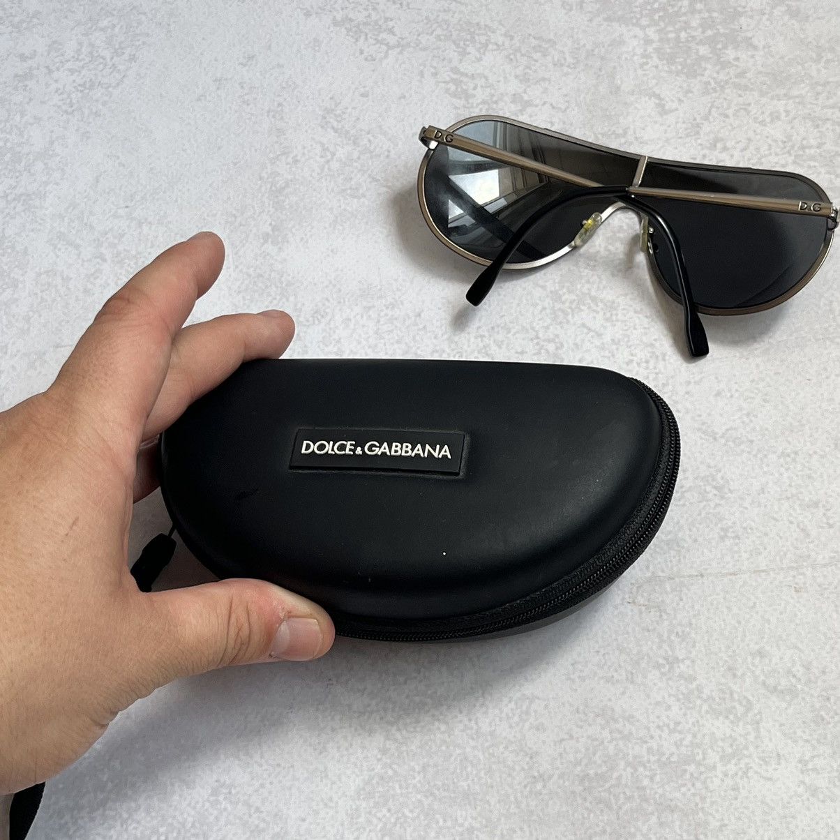 Dolce & Gabbana × Vintage Dolce Gabanna Mask logo vintage sunglasses dg6075 079/6g Size ONE SIZE - 11 Thumbnail