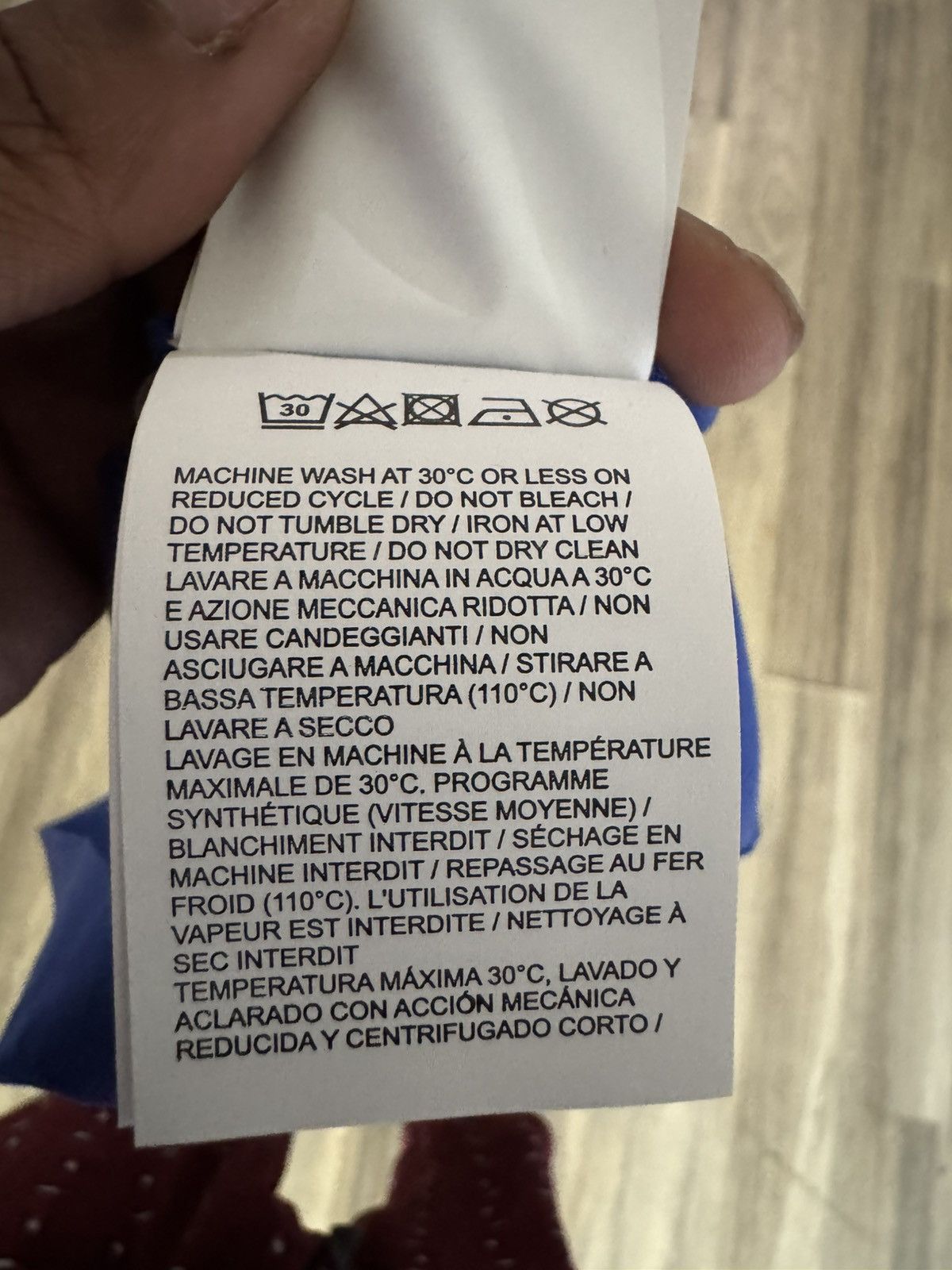 Off-White Off-White Logo Stamp T shirt Blue Size US XXS / EU 40 - 6 Thumbnail