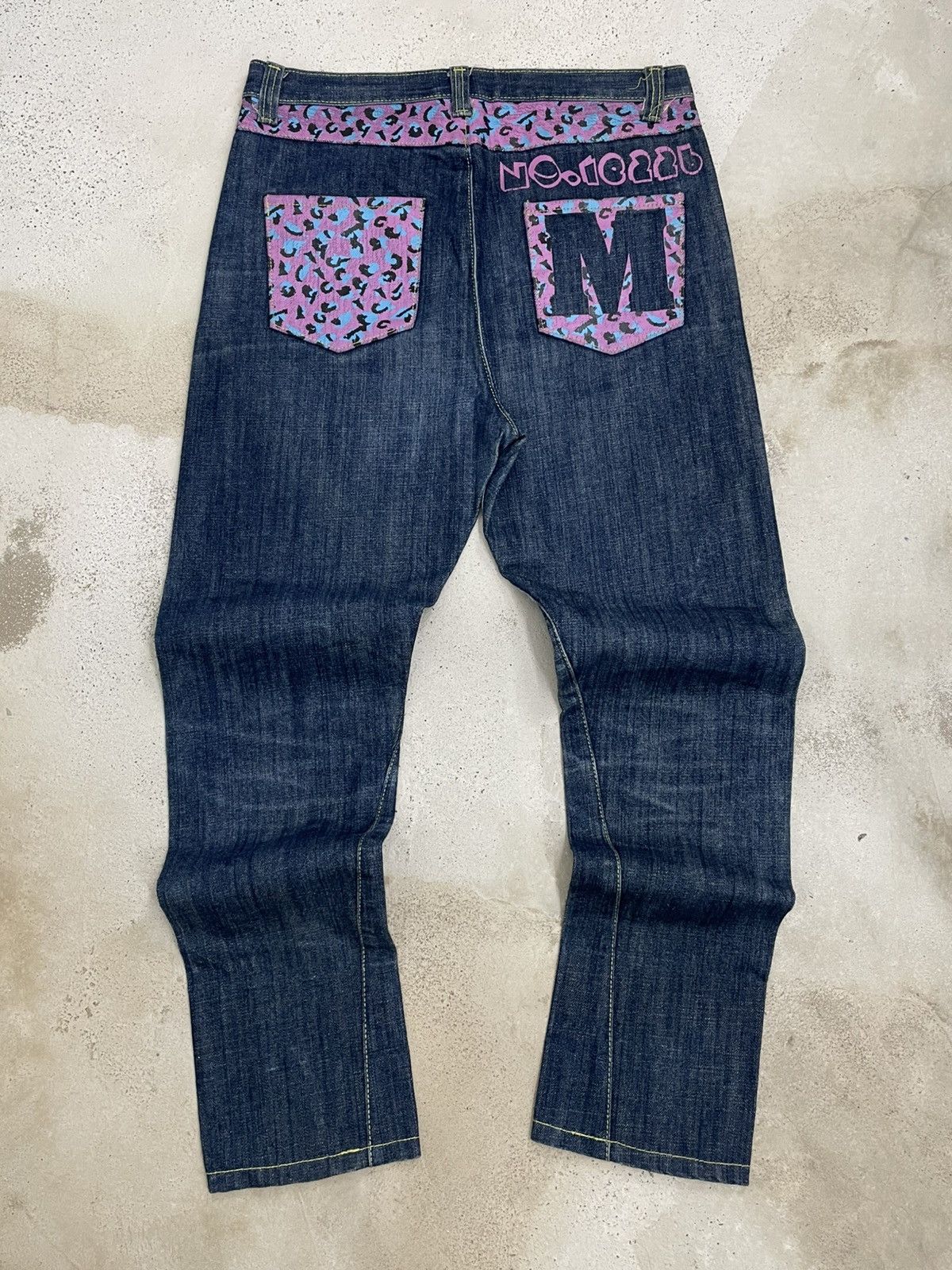 Japanese Brand Vintage Japan Designer 90’S MPLQ Streetwear ‘Clash’ Denim Size US 31 - 6 Thumbnail