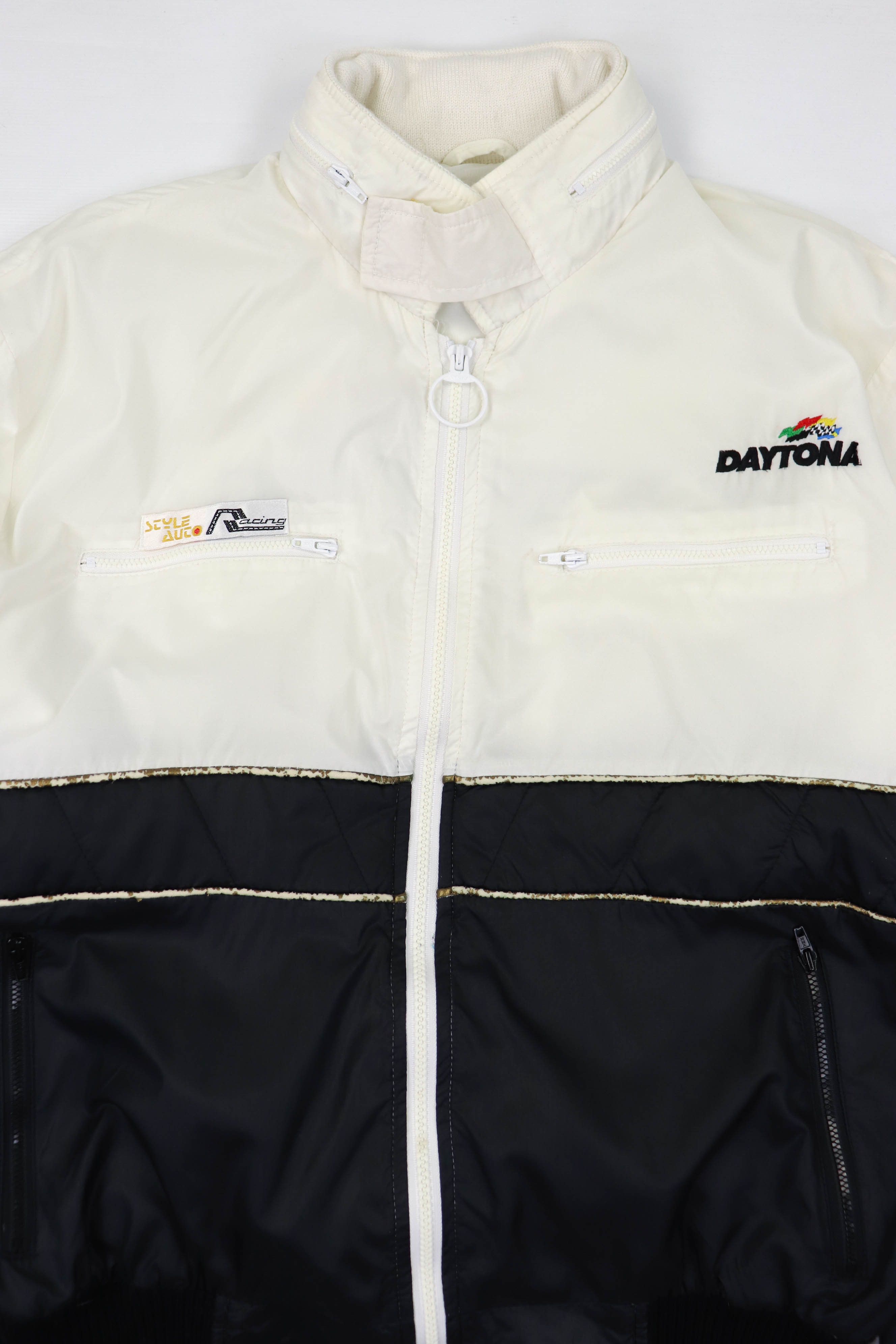 Daytona Daytona by Style Auto Rare Vintage 90s Nylon Zip Jacket Size US M / EU 48-50 / 2 - 3 Thumbnail