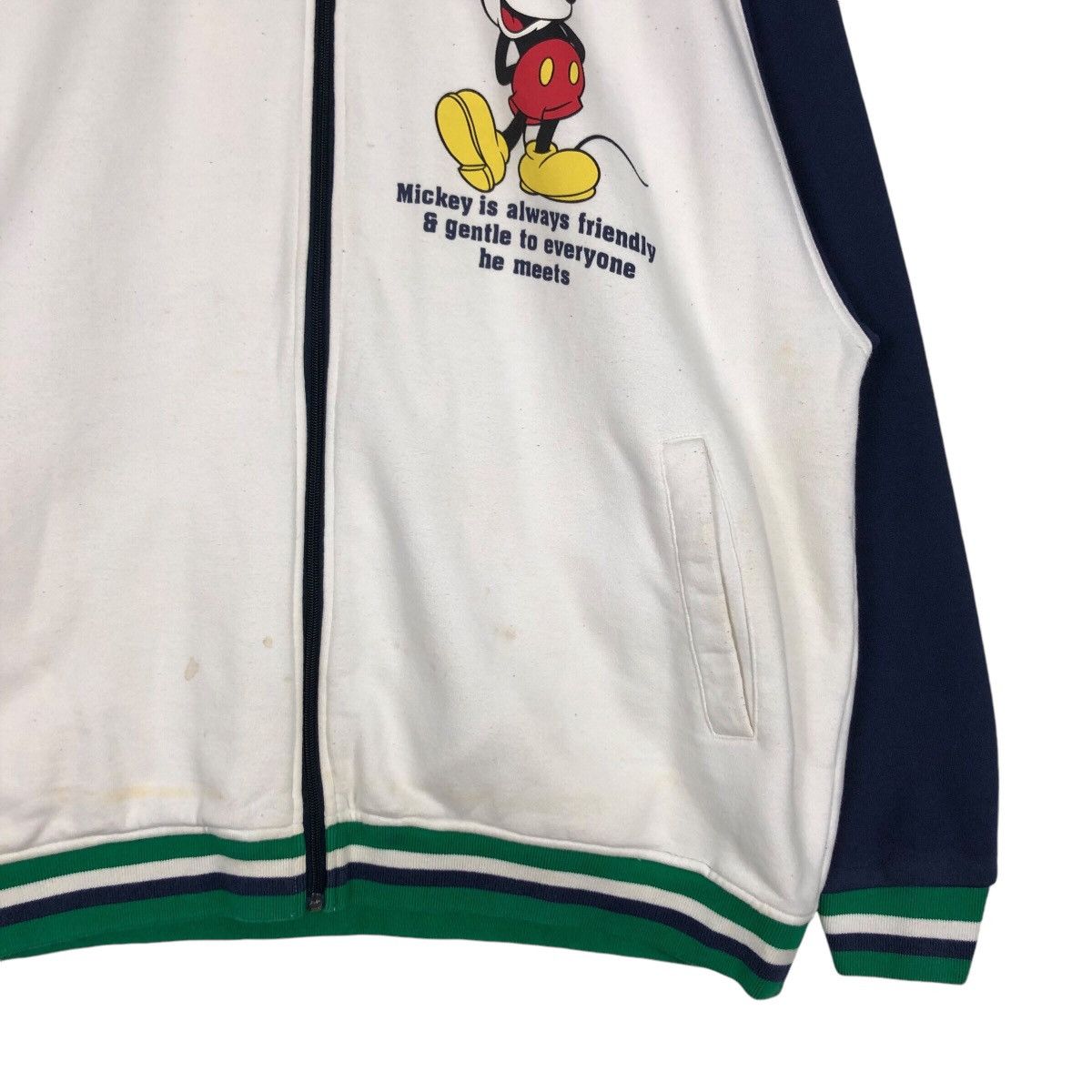 Mickey Mouse × Vintage Mickey Mouse Sweater Jacket Rare Vintage Large Size US L / EU 52-54 / 3 - 4 Thumbnail