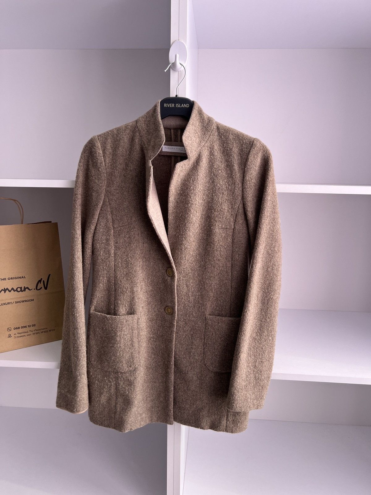 Designer × Fabiana Filippi × Vintage Vintage Fabiana Filippi Women's Luxury Designer Jacket Size XS / US 0-2 / IT 36-38 - 5 Thumbnail