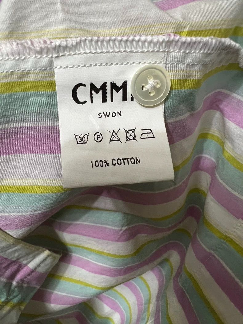Balenciaga cmmn swdn Men's Striped Short Sleeve Shirt Size US S / EU 44-46 / 1 - 4 Thumbnail