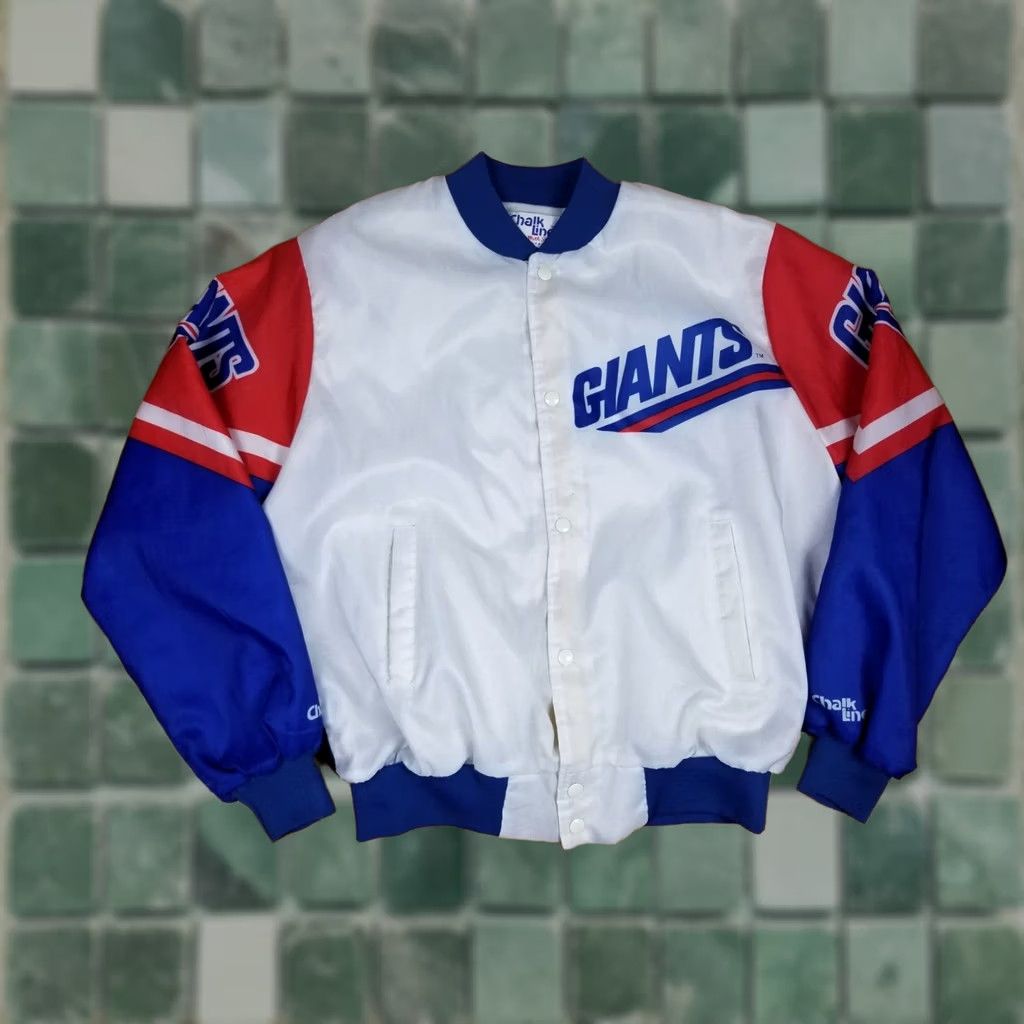 Chalk Line VINTAGE CHALKLINE NEW YORK GIANTS NFL ALL OVER PRINT JACKET SZ LARGE BMX? Size US L / EU 52-54 / 3 - 1 Thumbnail