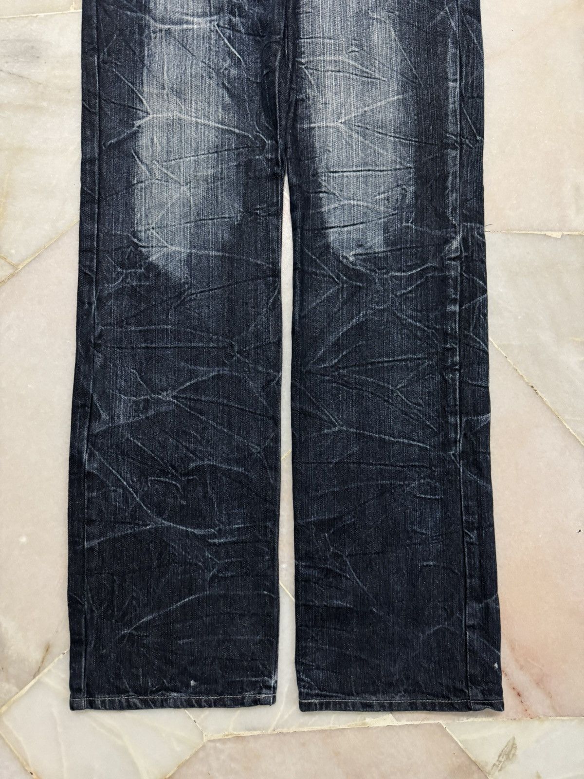 Japanese Brand 💥SICK Faded Jean Double Focus Multipocket Insane Pocket Rare Size US 30 / EU 46 - 8 Thumbnail