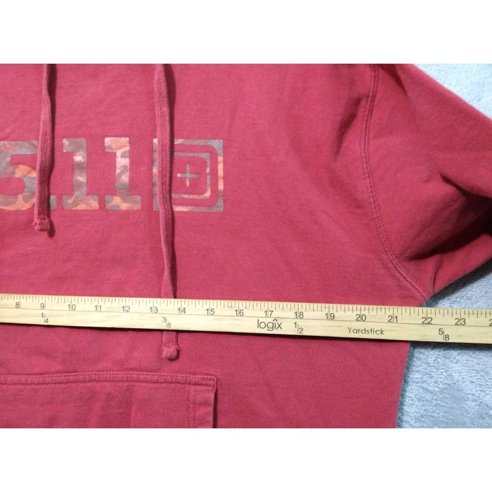 Vintage 5.11 Tactical Hoodie Mens M Red Legacy Graphic Print Pullover Shirt/Adult Mens Hooded Sweatshirt Size US M / EU 48-50 / 2 - 4 Thumbnail