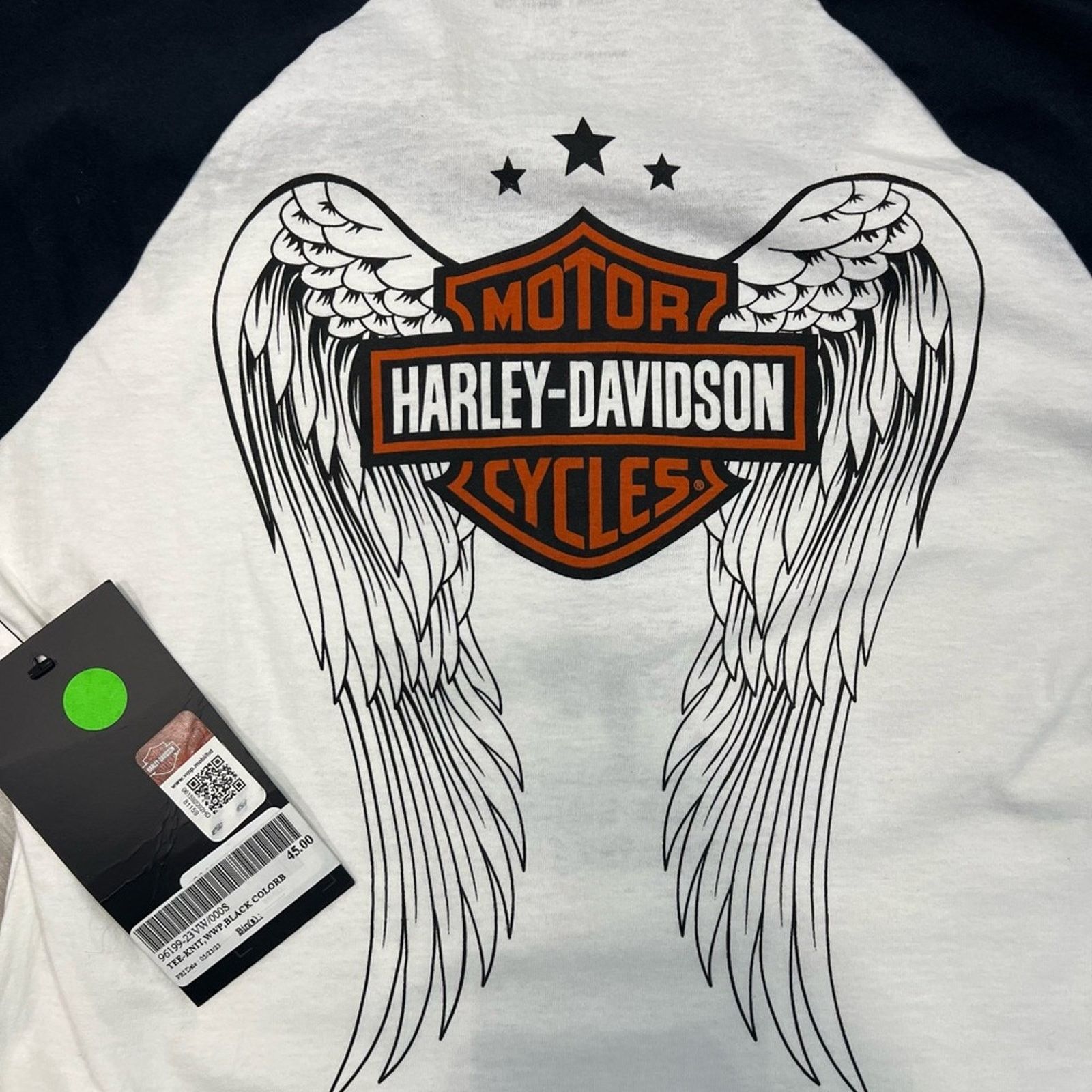 Harley Davidson Harley Davidson Women’s Raglan wounded Warrior Long Sleeve Size S / US 4 / IT 40 - 5 Thumbnail
