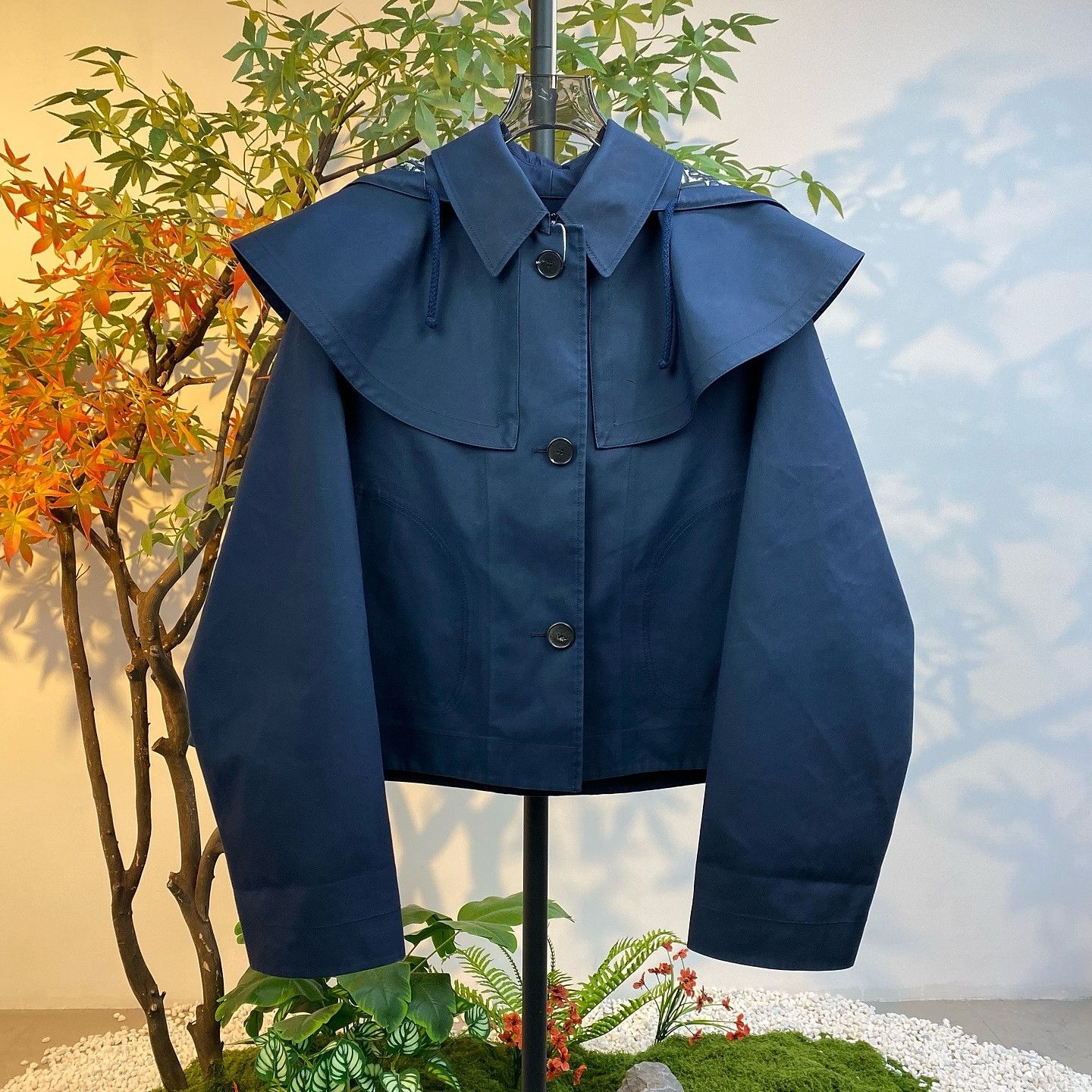 Dior Dior Hooded Cotton Jacket Size 36 Size XS / US 0-2 / IT 36-38 - 1 Thumbnail