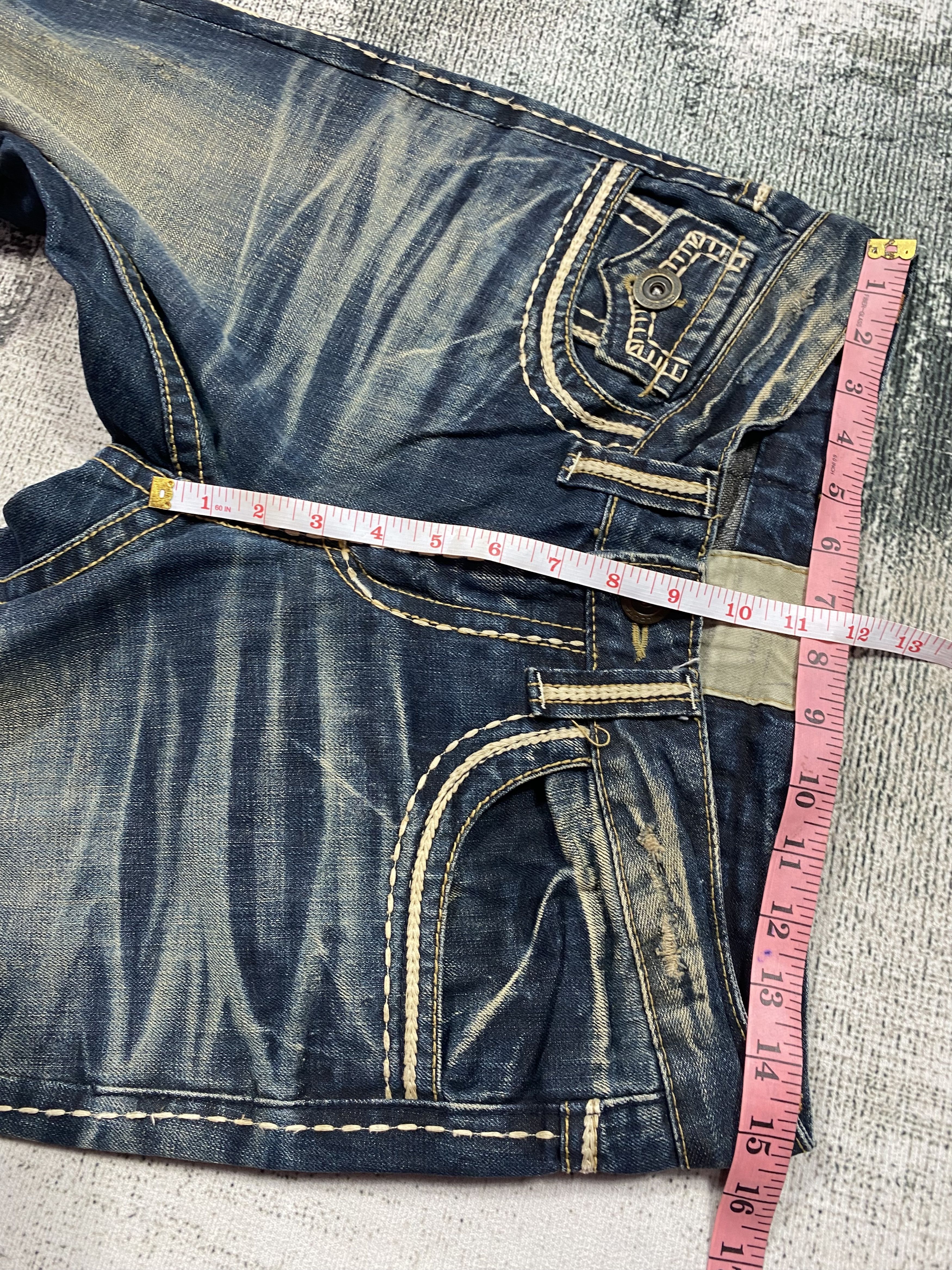Japanese Brand RARE🔥Distressed Rusty Exotic Vintage Denim Lolita Jeans Size US 30 / EU 46 - 14 Thumbnail