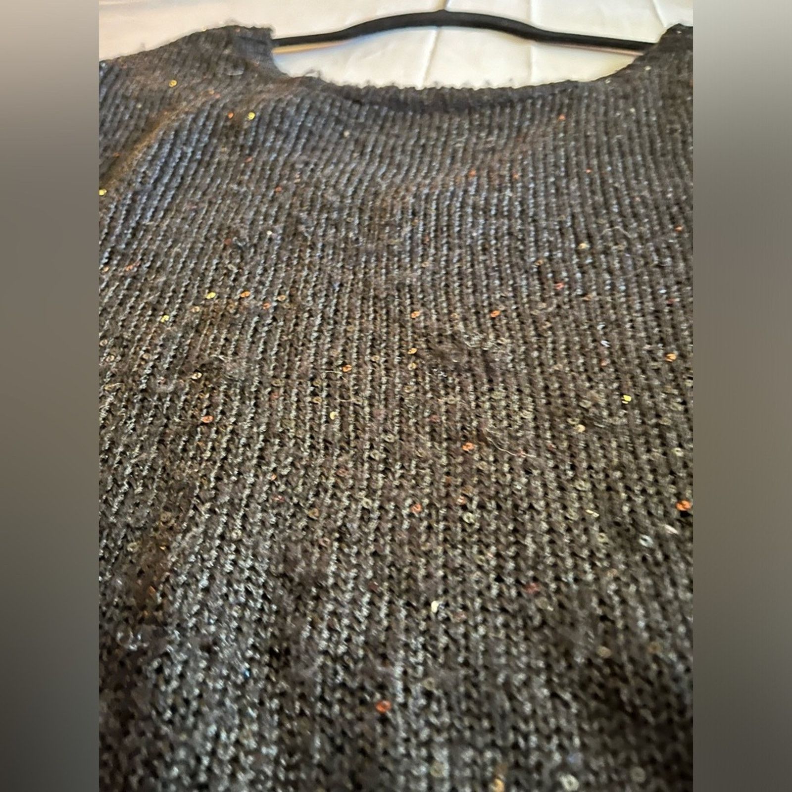 Reiss Reiss V Neck Sweater Sequins Black Size Small Size S / US 4 / IT 40 - 9 Thumbnail