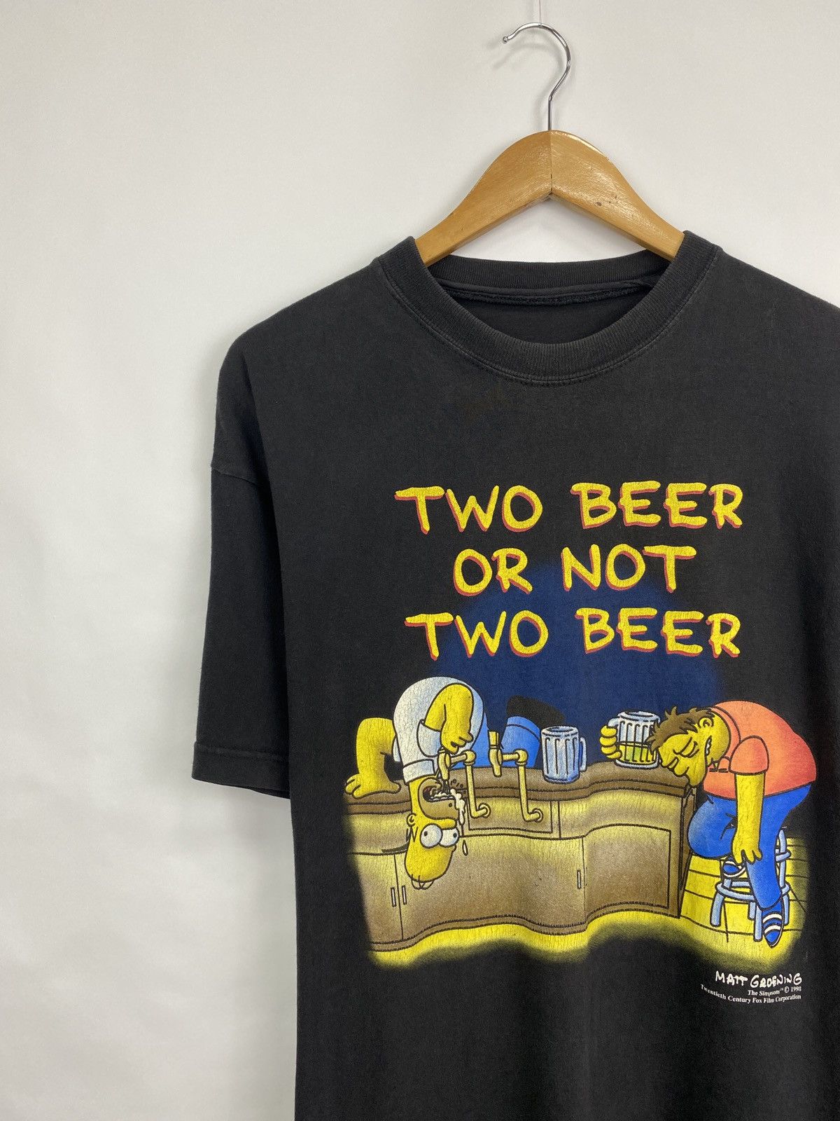 The Simpsons × Vintage Vintage 1998 Matt Groening Homer The Simpsons t-shirt Size US L / EU 52-54 / 3 - 2 Thumbnail