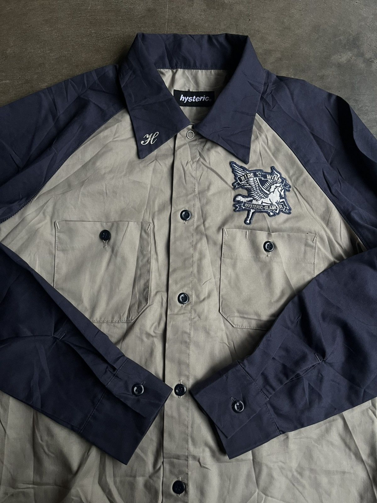 Hysteric Glamour HYSTRIC GLAMOUR RIDE WITH THE WIND WORK SHIRTS JAPANESE Size US S / EU 44-46 / 1 - 5 Thumbnail