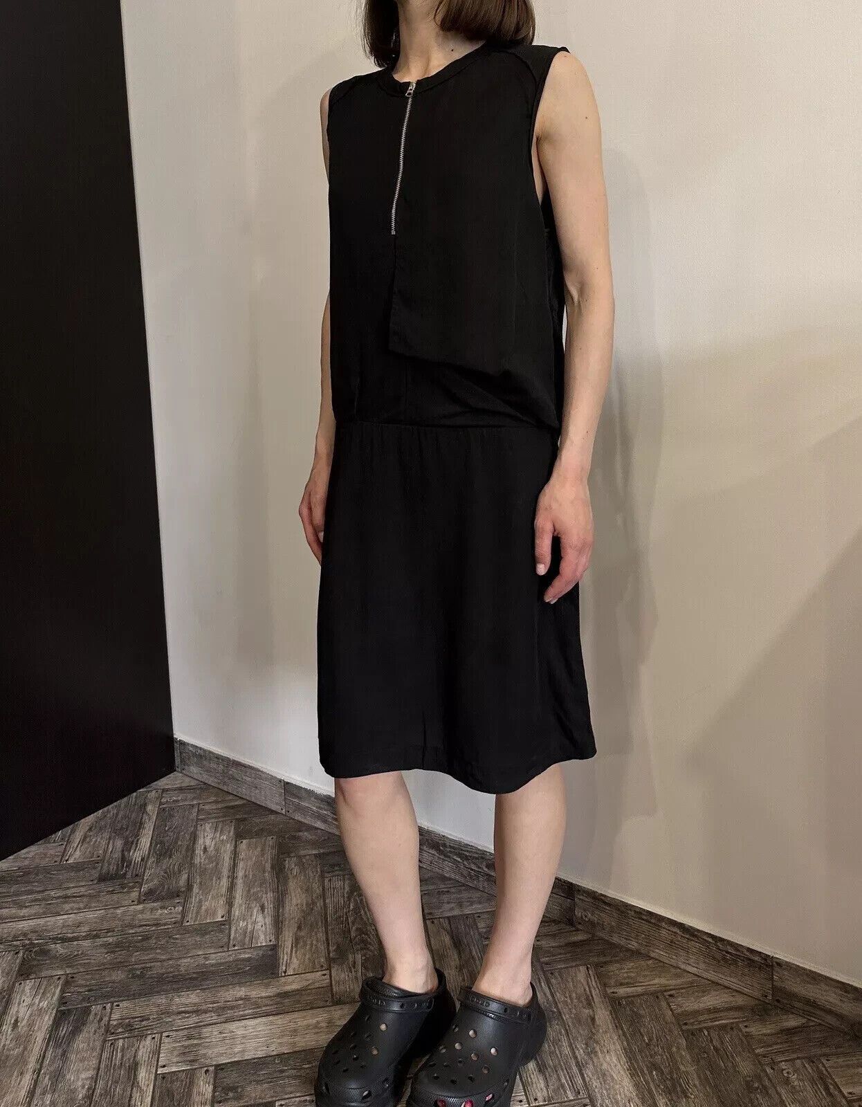 Acne Studios ACNE STUDIOS Twist Fluid Knee Dress ASYMMETRIC Avant garde Size XS / US 0-2 / IT 36-38 - 2 Thumbnail
