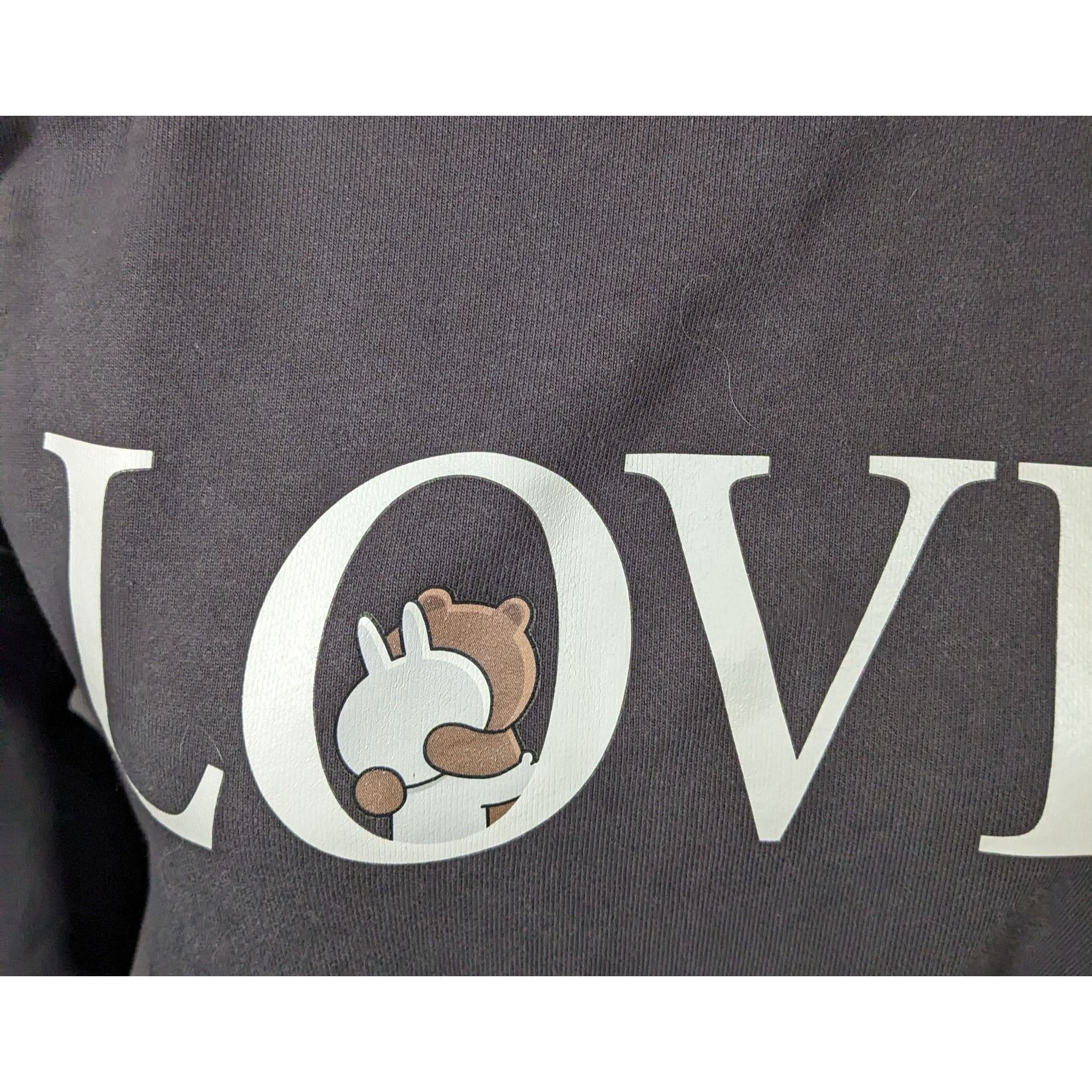 Other Pushbutton Line Friends Grey Love Sweatshirt Size Small Size US S / EU 44-46 / 1 - 18 Thumbnail