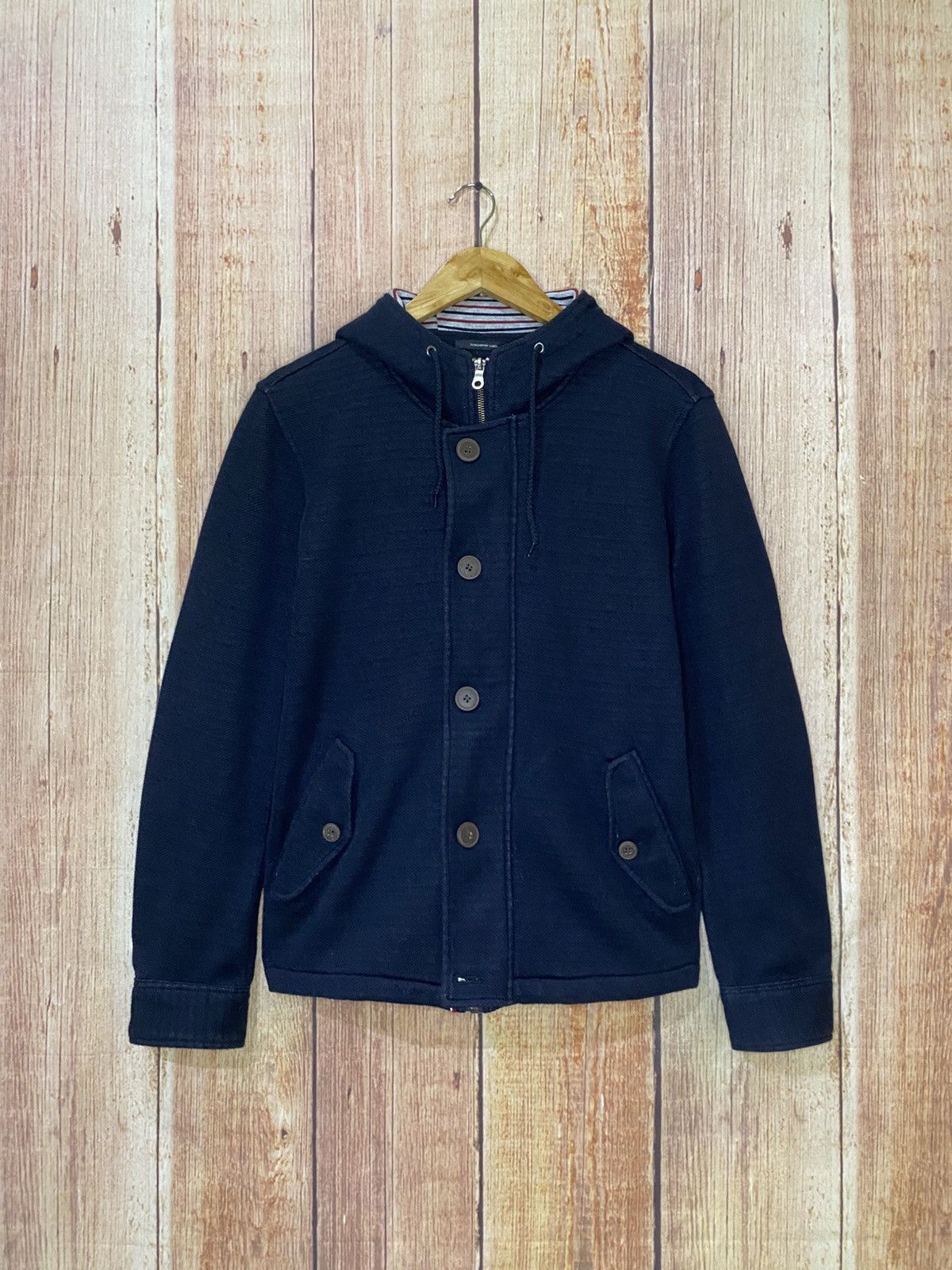Japanese Brand Tomorrow Label full-zip & button up hooded jacket Size US M / EU 48-50 / 2 - 1 Thumbnail