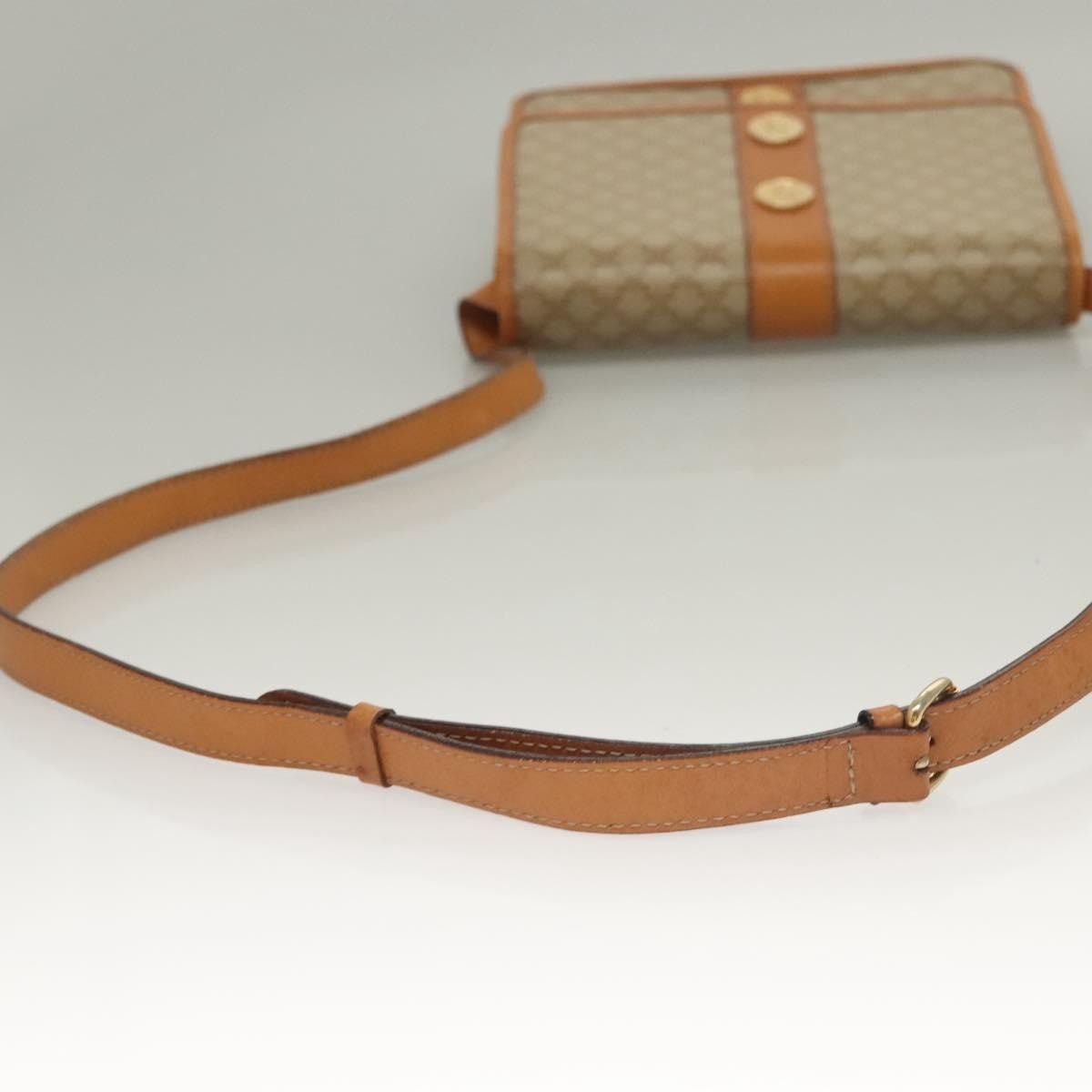 Celine CELINE Macadam Canvas Shoulder Bag Pvc Beige Gold Size ONE SIZE - 7 Thumbnail