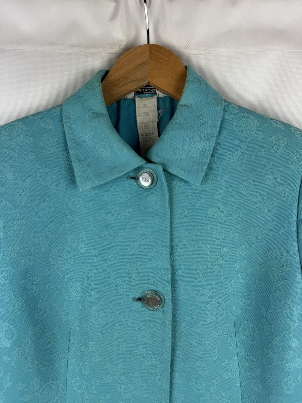 Versace Versace Classic V2 S/S VTG Japanese Floral Blazer Jacket Size M / US 6-8 / IT 42-44 - 6 Thumbnail