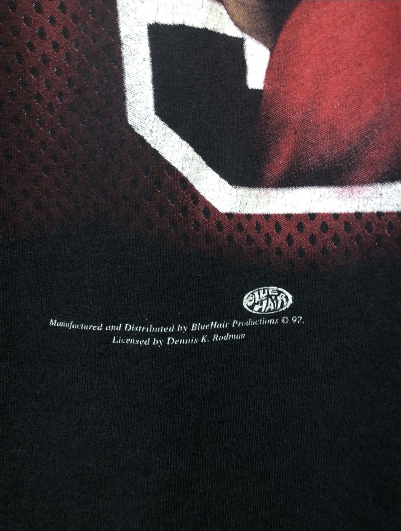 NBA Vintage 1997 NBA DENNIS RODMAN Bulls Era 91 Tee Shirt Size US M / EU 48-50 / 2 - 7 Thumbnail