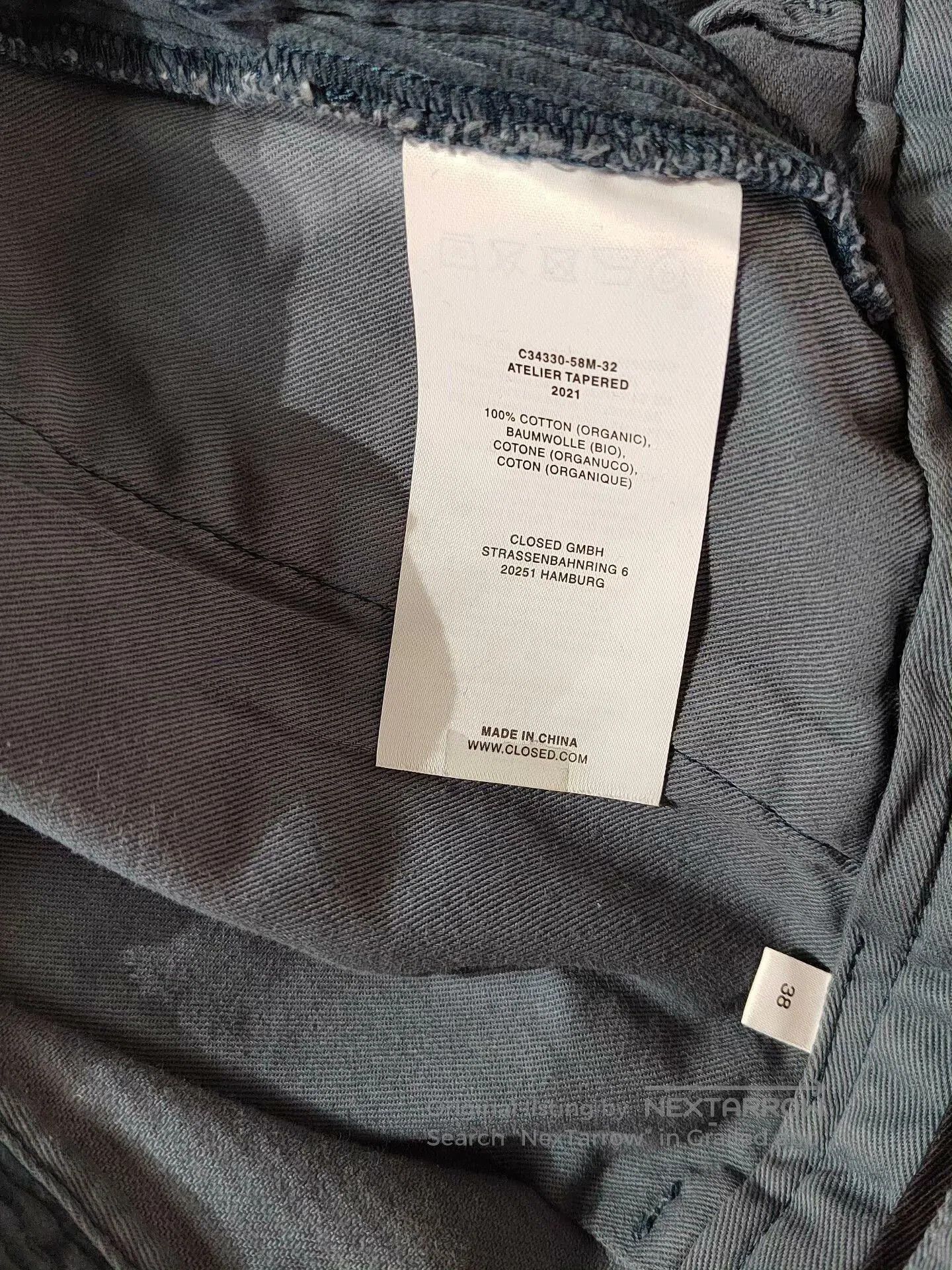CLOSED CLOSED Men's Corduroy Trousers. Size US 38 / EU 54 - 8 Thumbnail