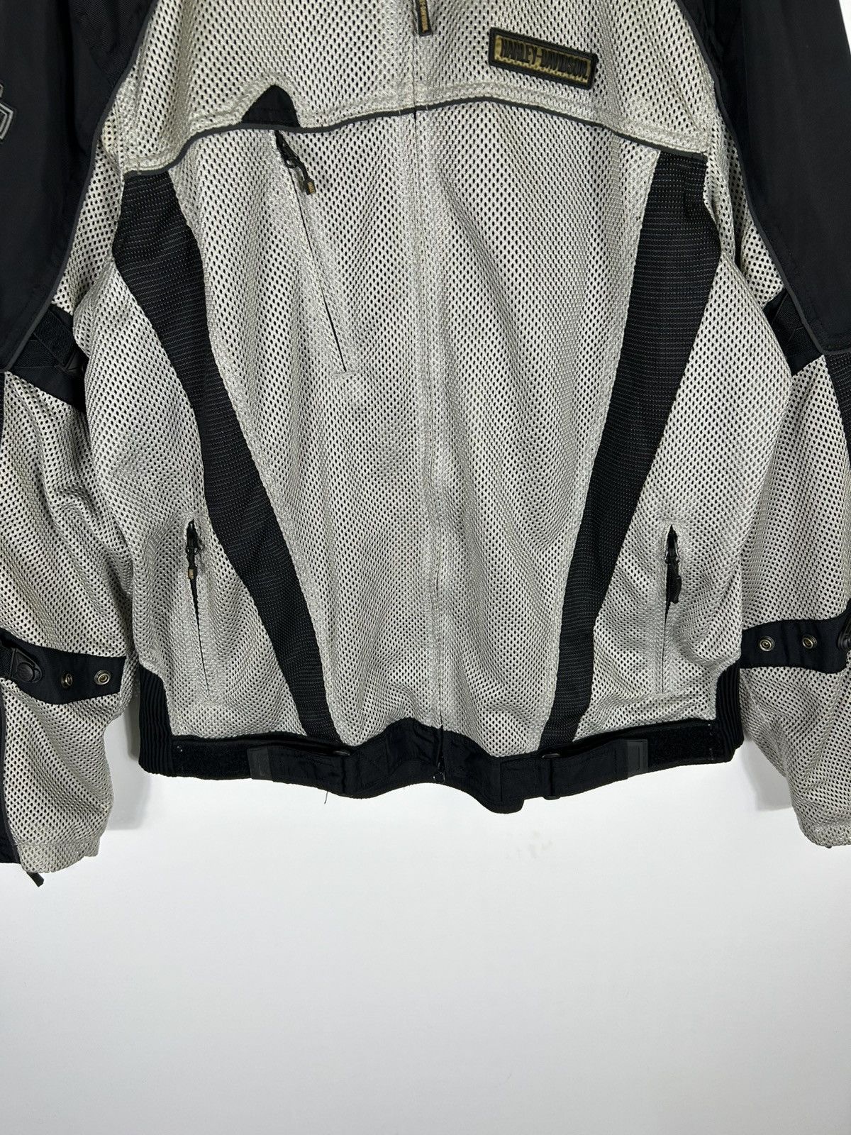 Harley Davidson ⚡️Vintage Harley Davidson Reflective Rider Zipper Jacket Size US XXL / EU 58 / 5 - 6 Thumbnail