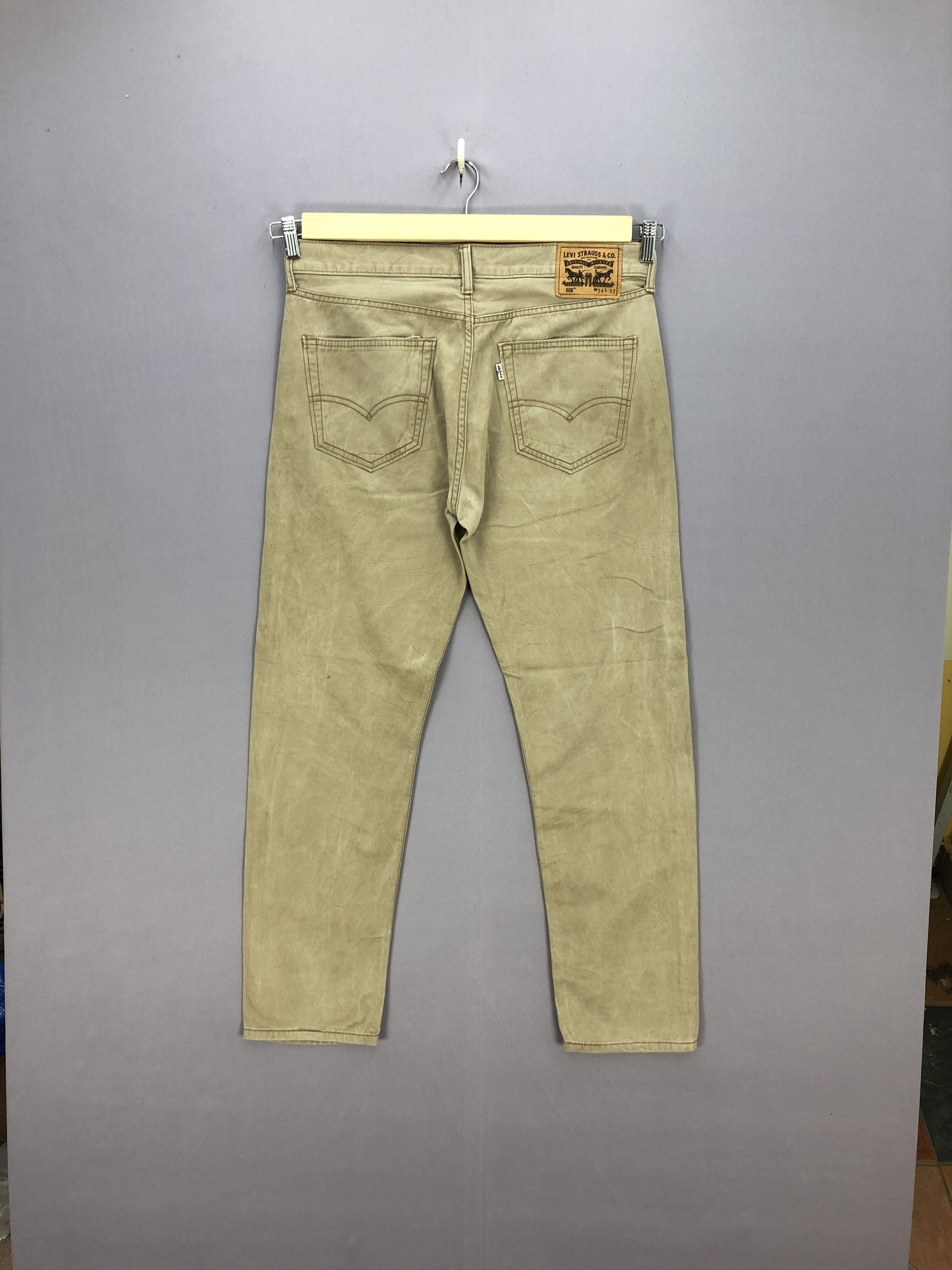 Levi's Vintage Levis Distressed Brown Jeans Levi's Ripped Denim Size US 34 / EU 50 - 2 Thumbnail