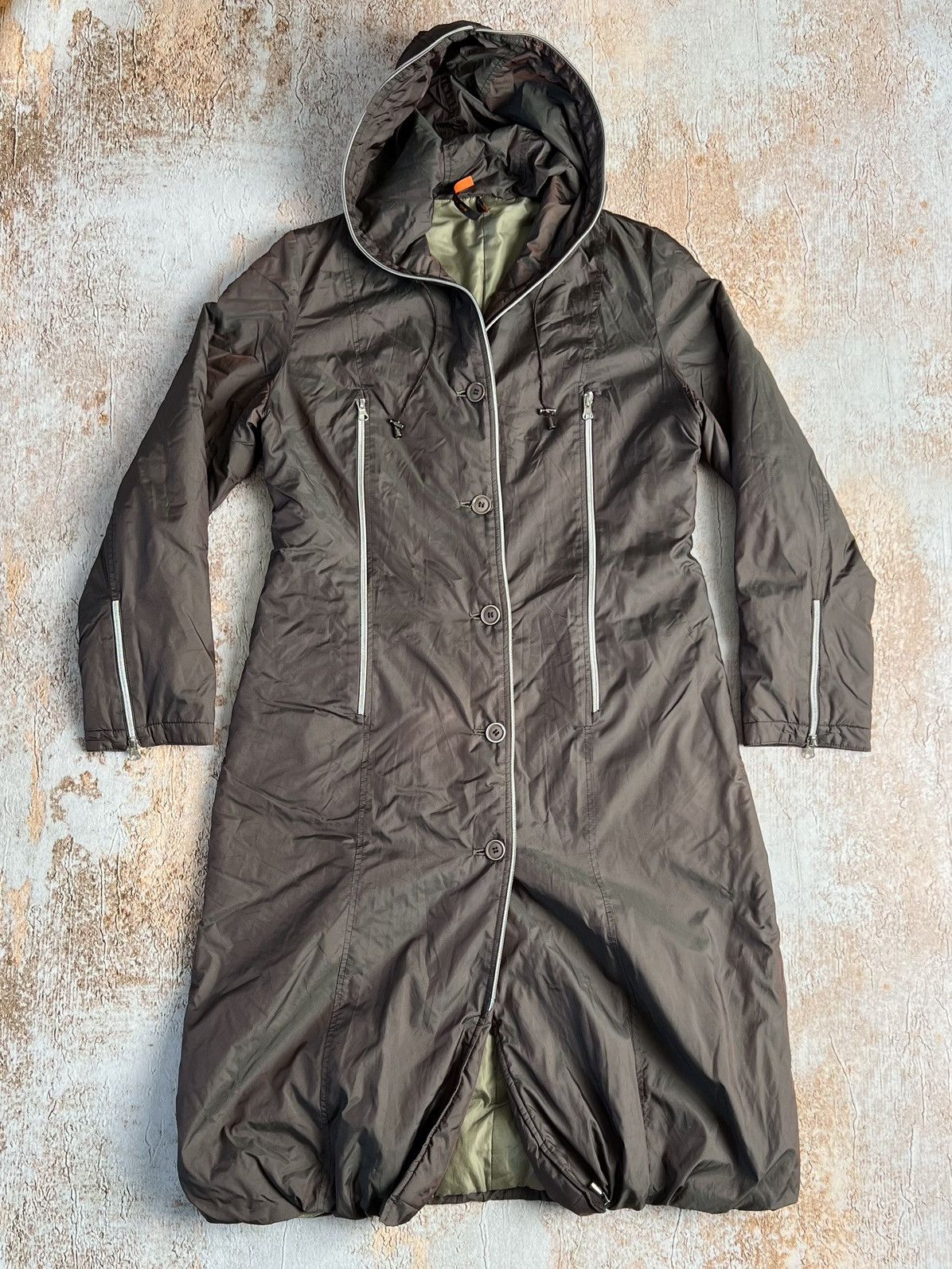Cop Copine COP. COPINE vintage chameleon super long zippers jacket Size S / US 4 / IT 40 - 1 Thumbnail
