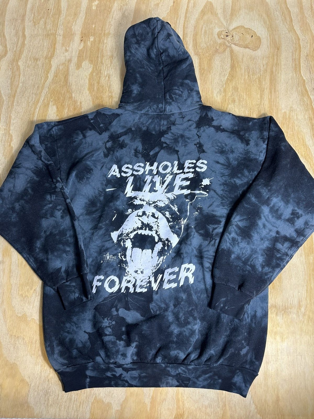 A**HOLES LIVE FOREVER Men's Hoodie Sweater shops Size XL