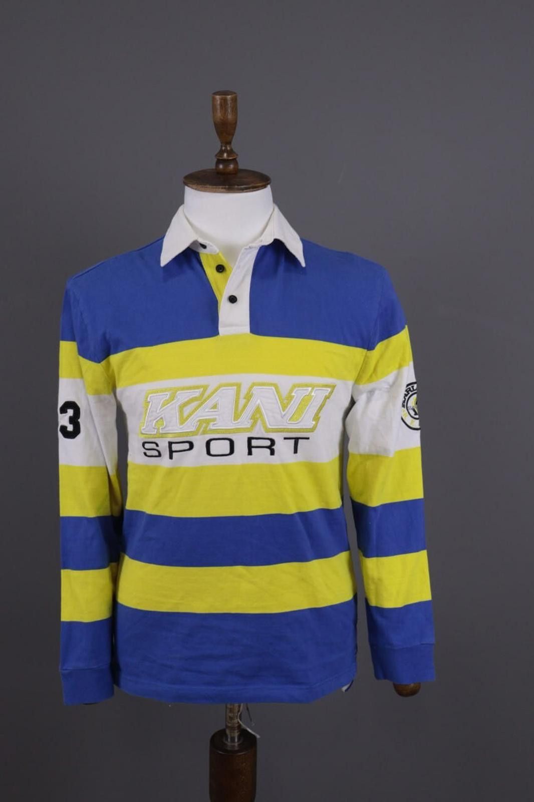 Karl Kani Karl Kani Sport Multicolor Striped Big Polo Shirt Size S Size US S / EU 44-46 / 1 - 1 Thumbnail