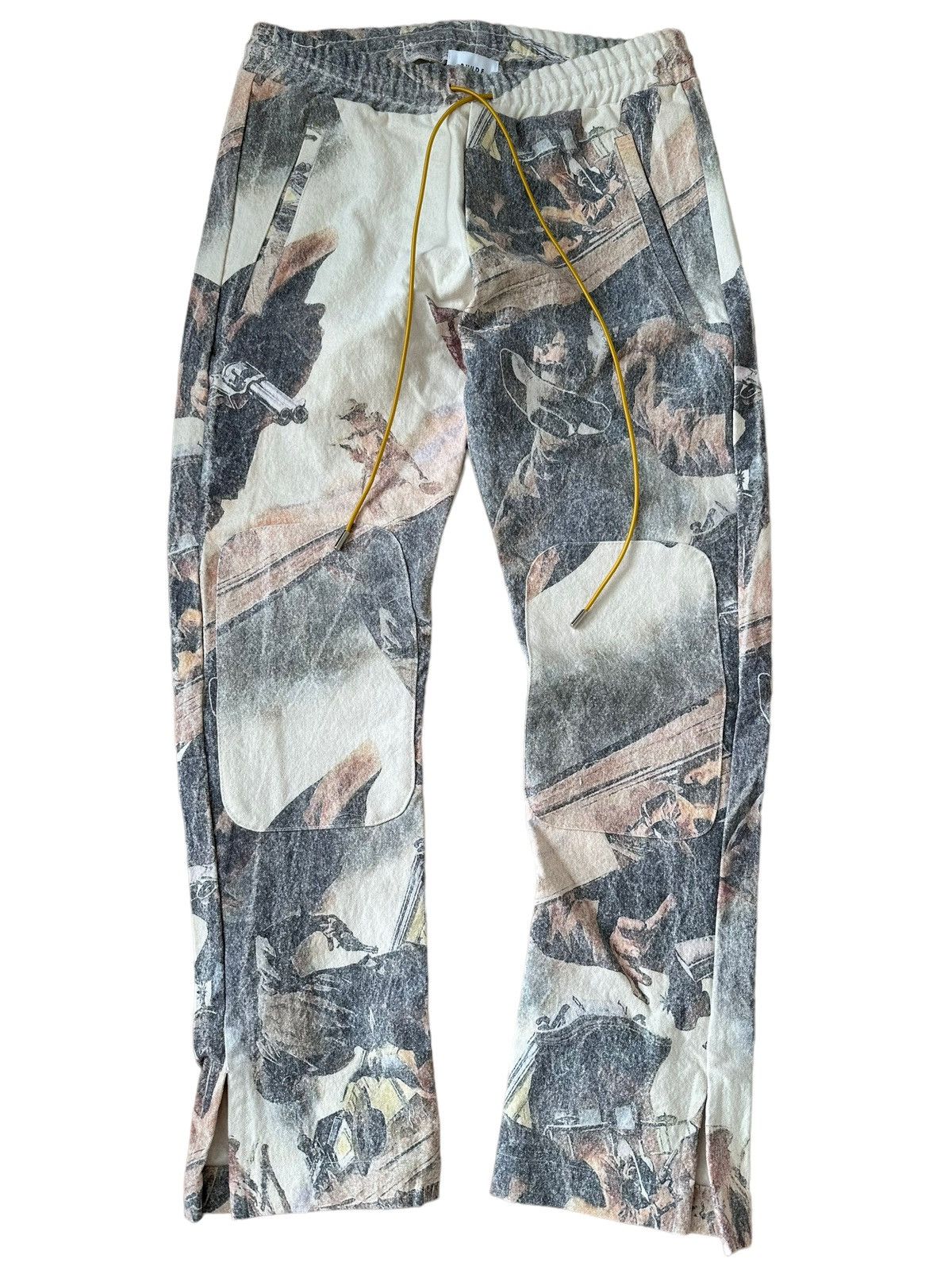 Rhude SzM Gunslinger Printed Denim Camo Pants Size US 32 / EU 48 - 1 Thumbnail