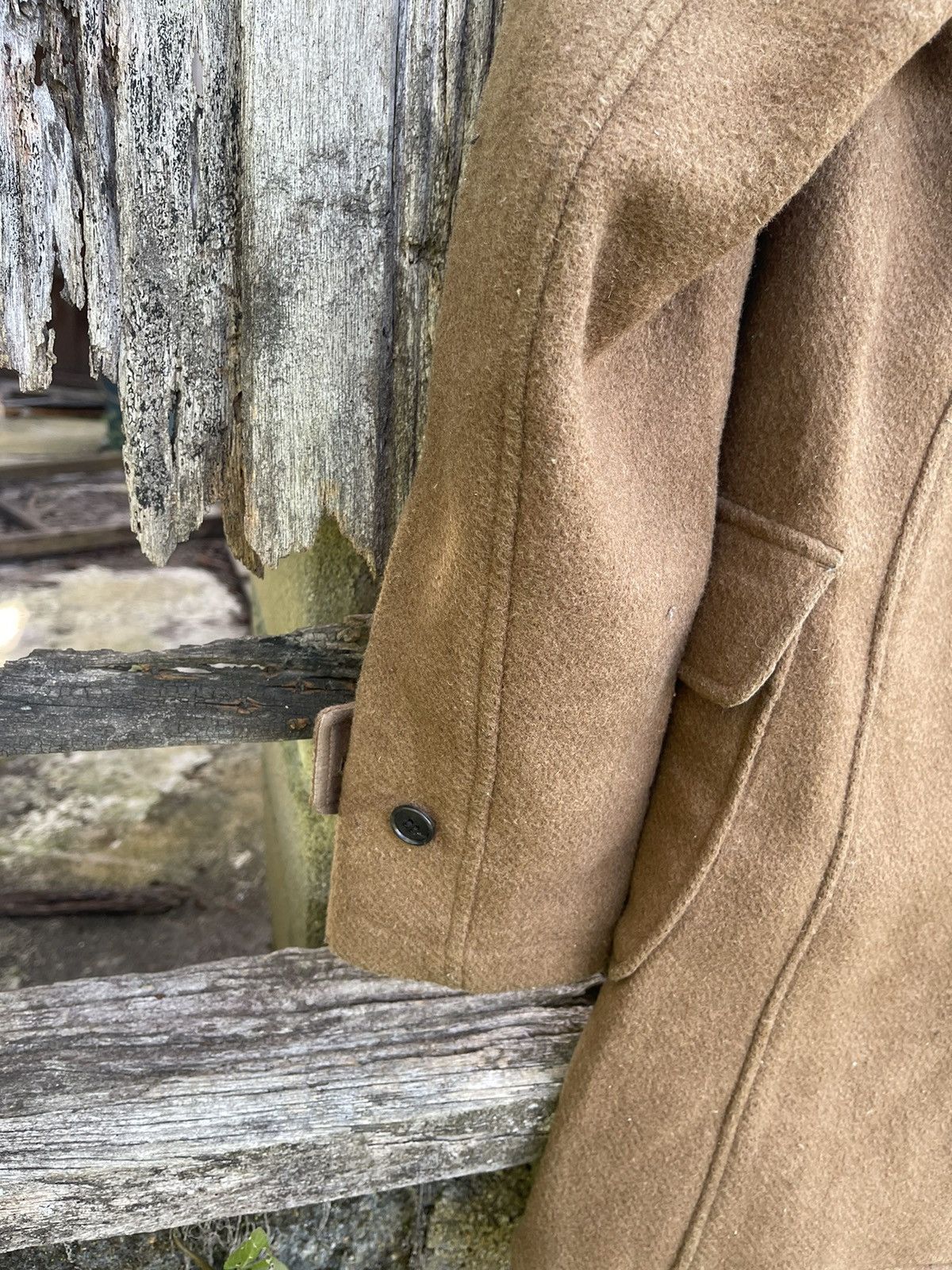 Designer HARE Classic Wool Duffle Coat (Camel Brown) - Size S Size US M / EU 48-50 / 2 - 14 Thumbnail