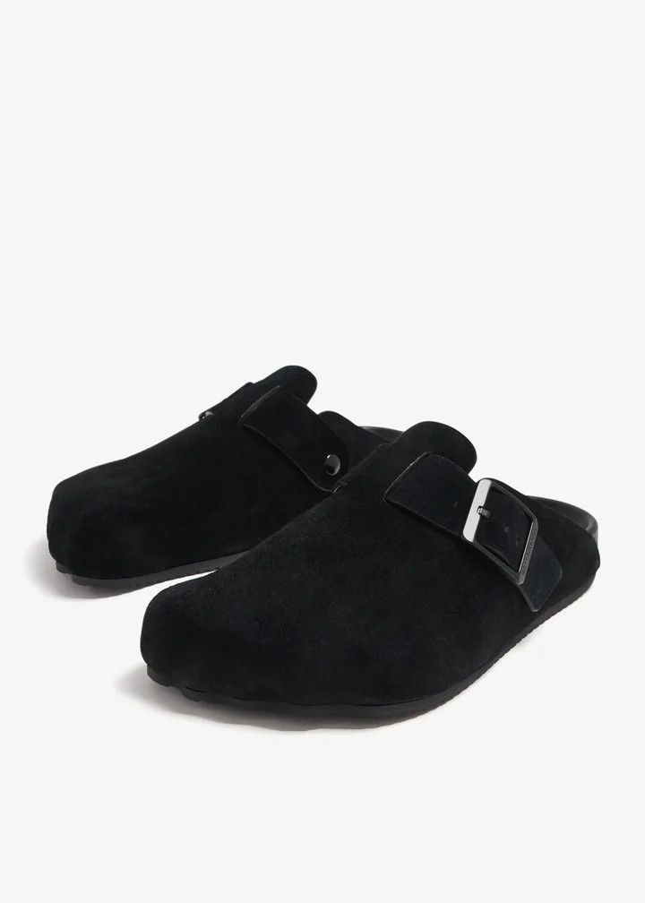 Balenciaga o1in1g0326 Sunday Suede Mules in Black Size US 8 / EU 41 - 4 Thumbnail