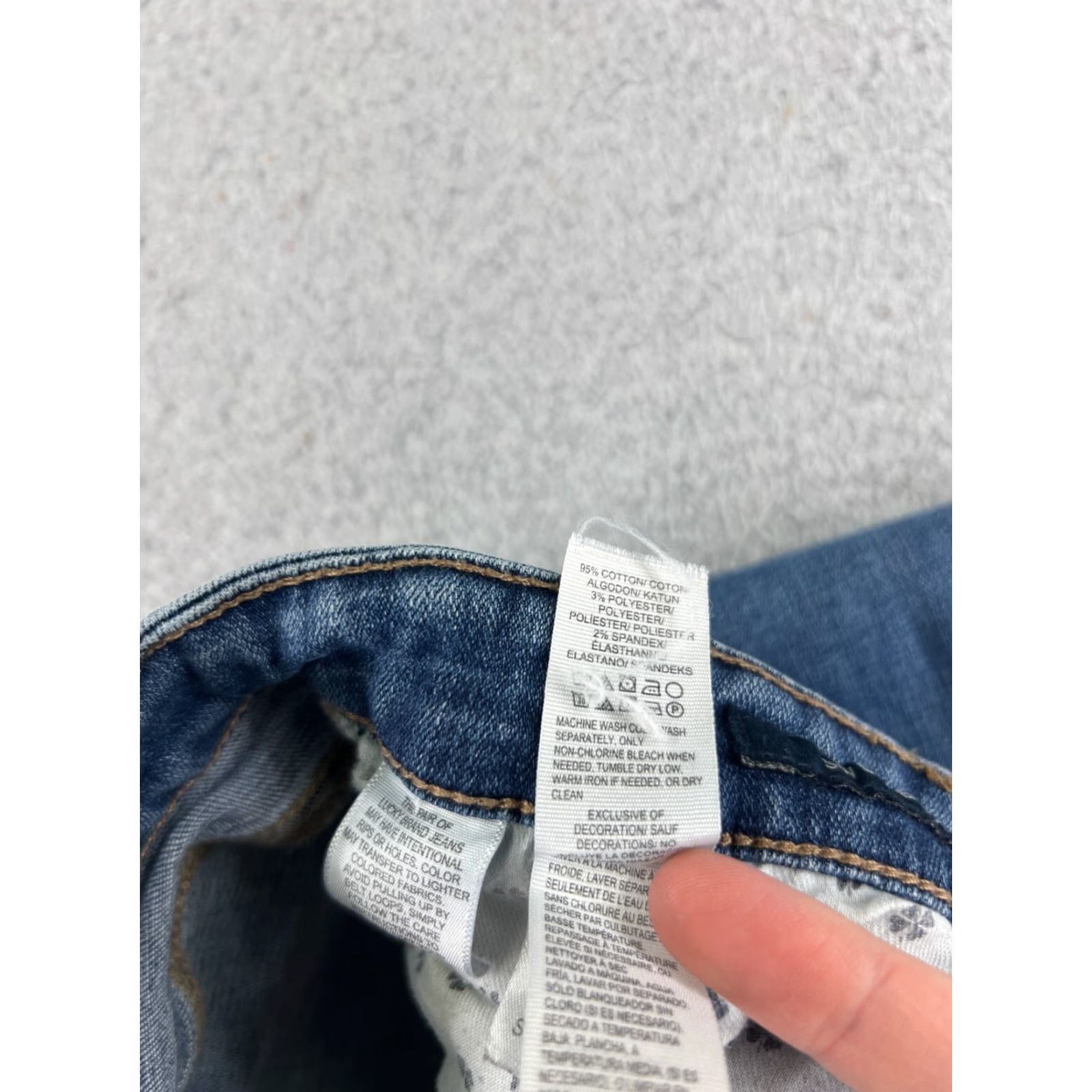 Lucky Brand Lucky Brand Pants Womens 12 Blue Denim Bootcut Low Rise Medium Wash 28x28 Size 34" / US 12 / IT 48 - 4 Thumbnail