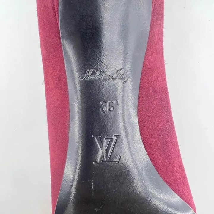 Louis Vuitton Louis Vuitton Red Pointed Toe Heels -2508 Size US 6 / IT 36 - 5 Thumbnail