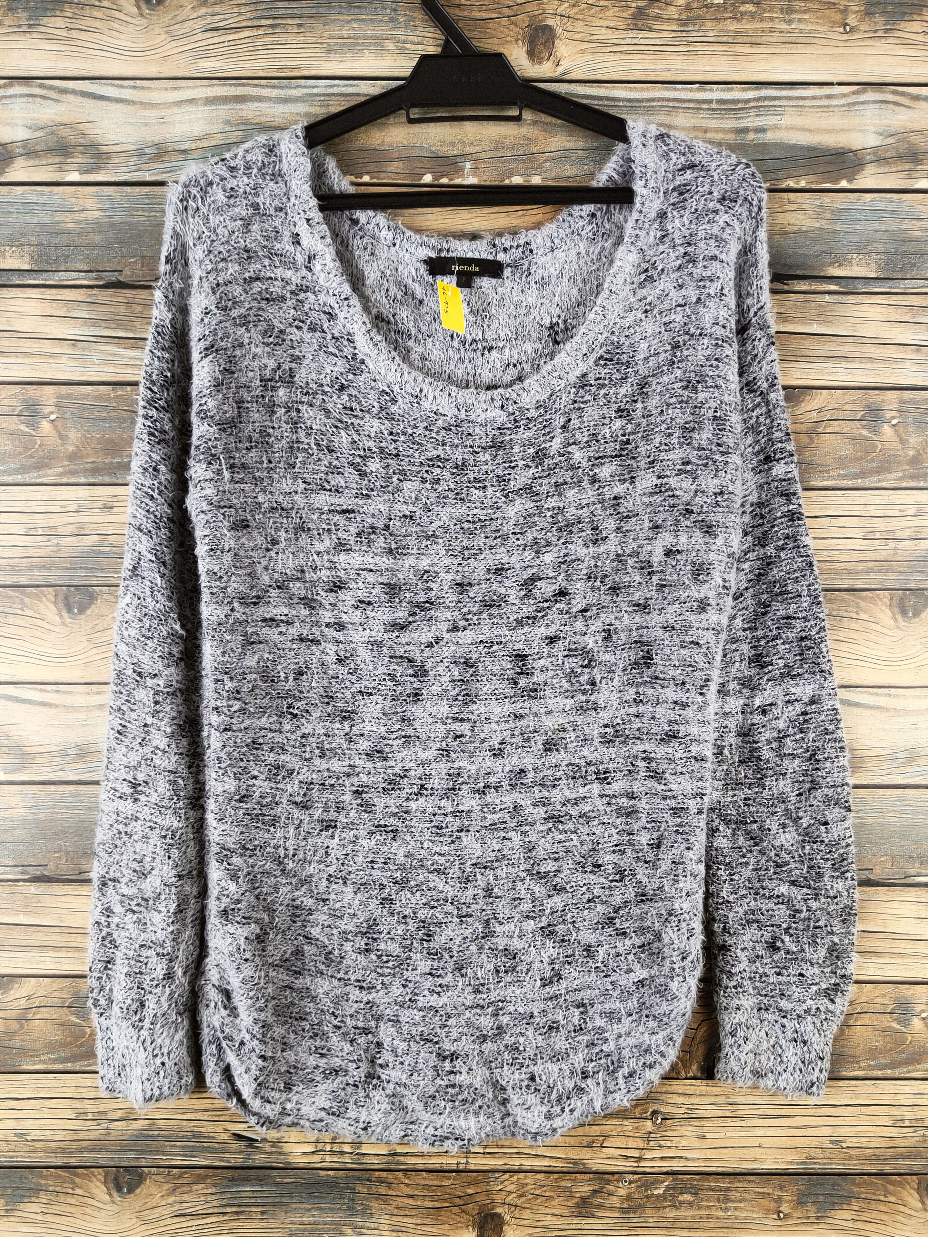 Japanese Brand DL Rienda Black White Knitwear Sweatshirts #46-925 Size S / US 4 / IT 40 - 1 Thumbnail