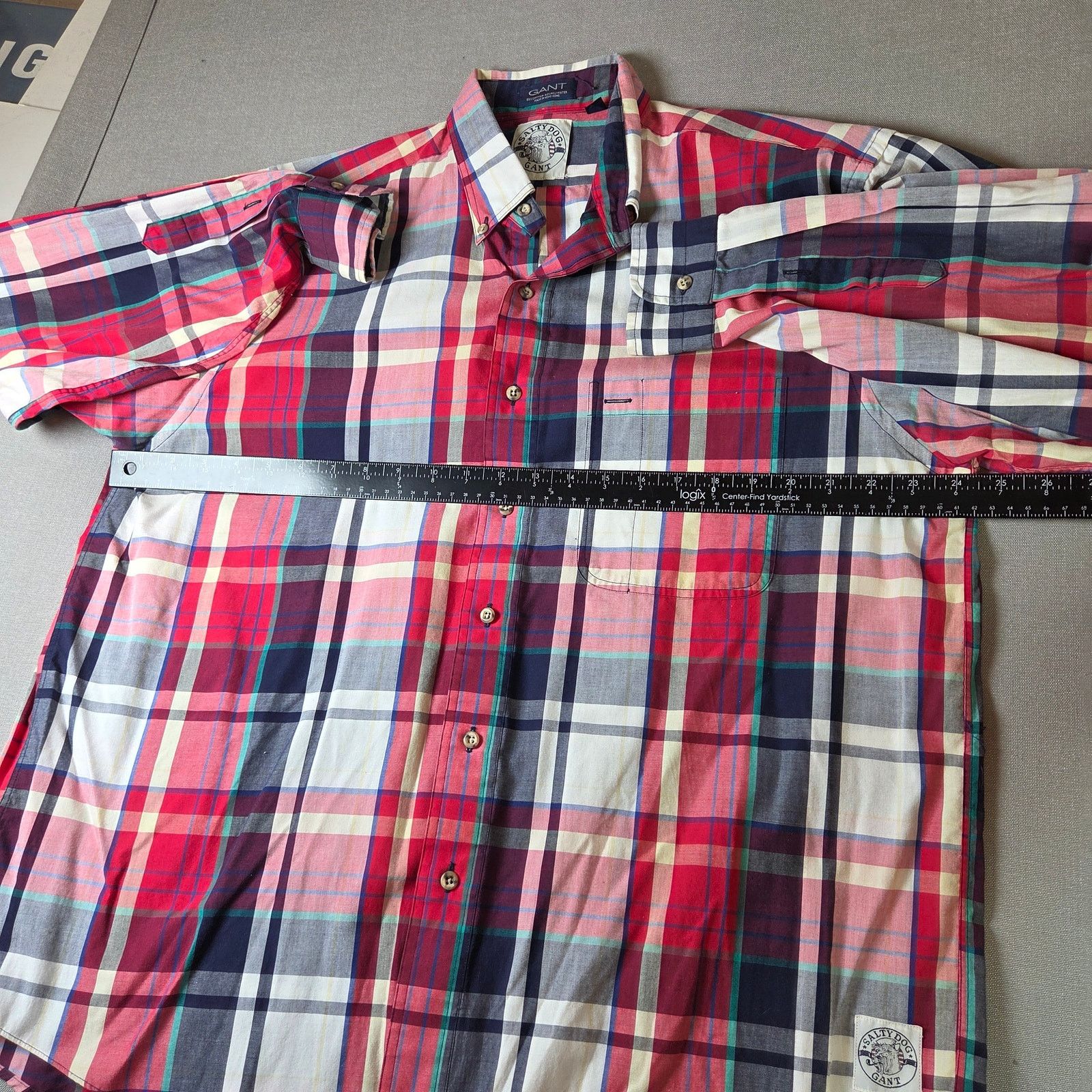 Gant GANT Salty Dog Vintage Plaid Shirt Mens L Vintage Size US L / EU 52-54 / 3 - 9 Thumbnail