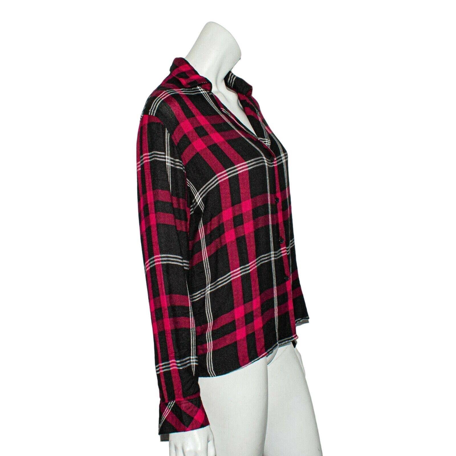 Rails Rails button up Flannel Shirt Red Black Plaid Camp Collar Size S / US 4 / IT 40 - 8 Thumbnail